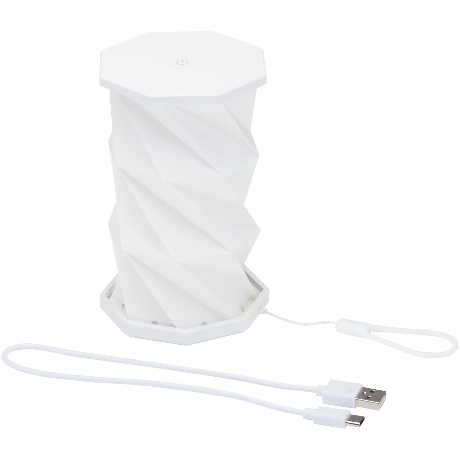 Lampe de table pliable et à intensité variable Celestia en plastique recyclé