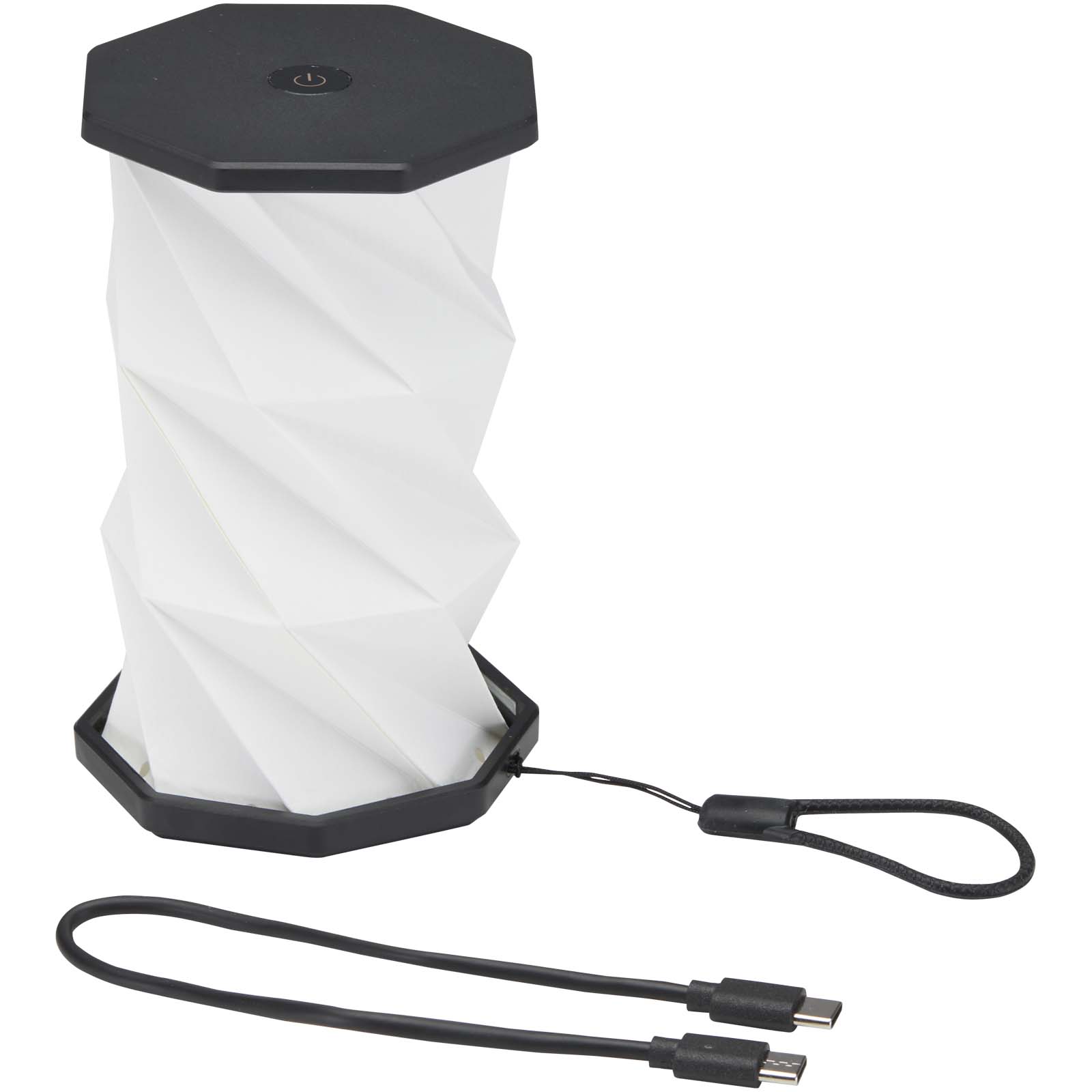 Lampe de table pliable et à intensité variable Celestia en plastique recyclé