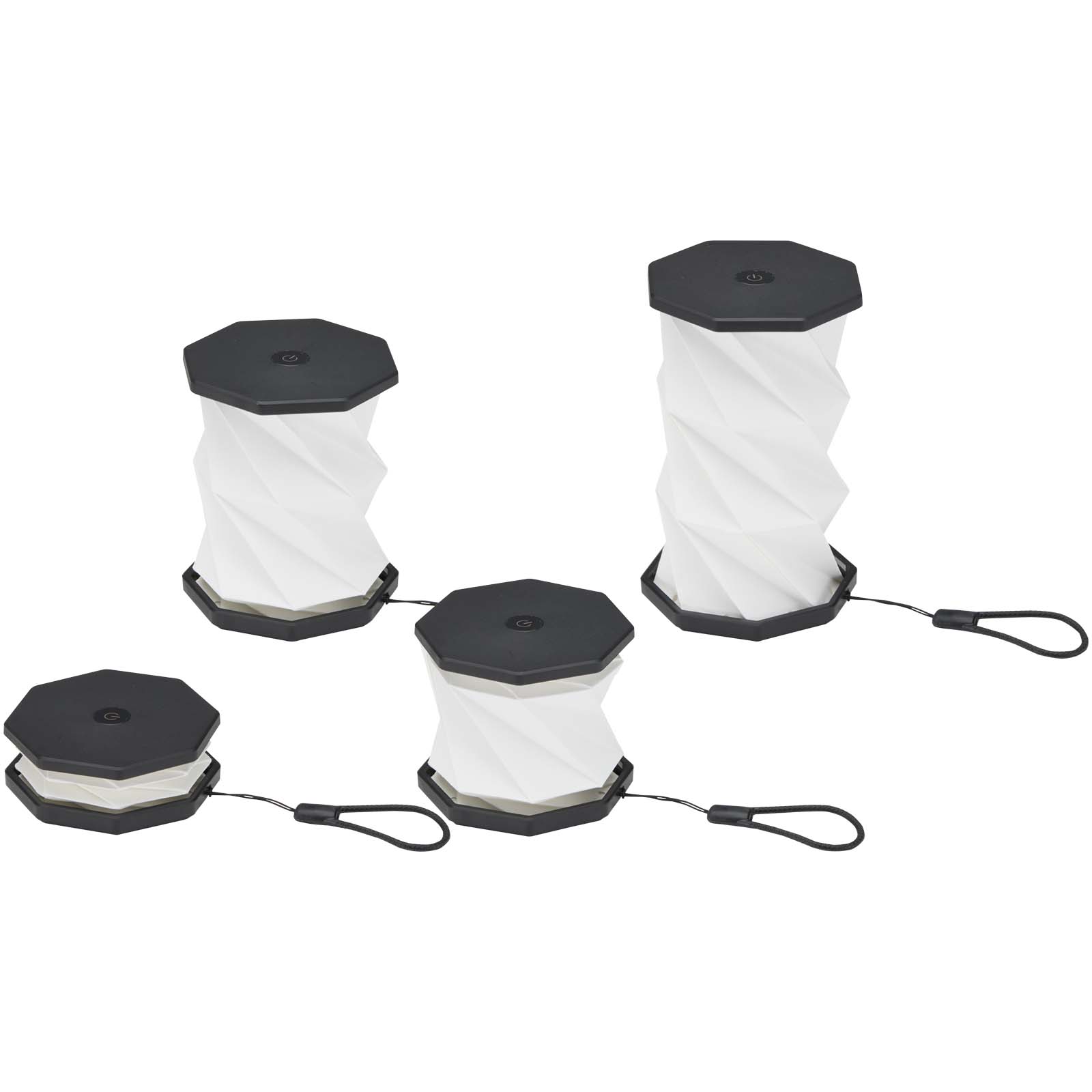 Lampe de table pliable et à intensité variable Celestia en plastique recyclé