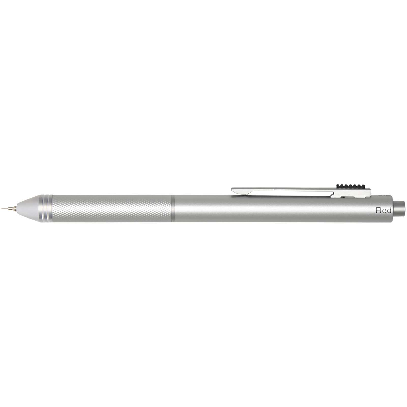 Stylo à bille 4 en 1 RCS Tine en acier inoxydable recyclé