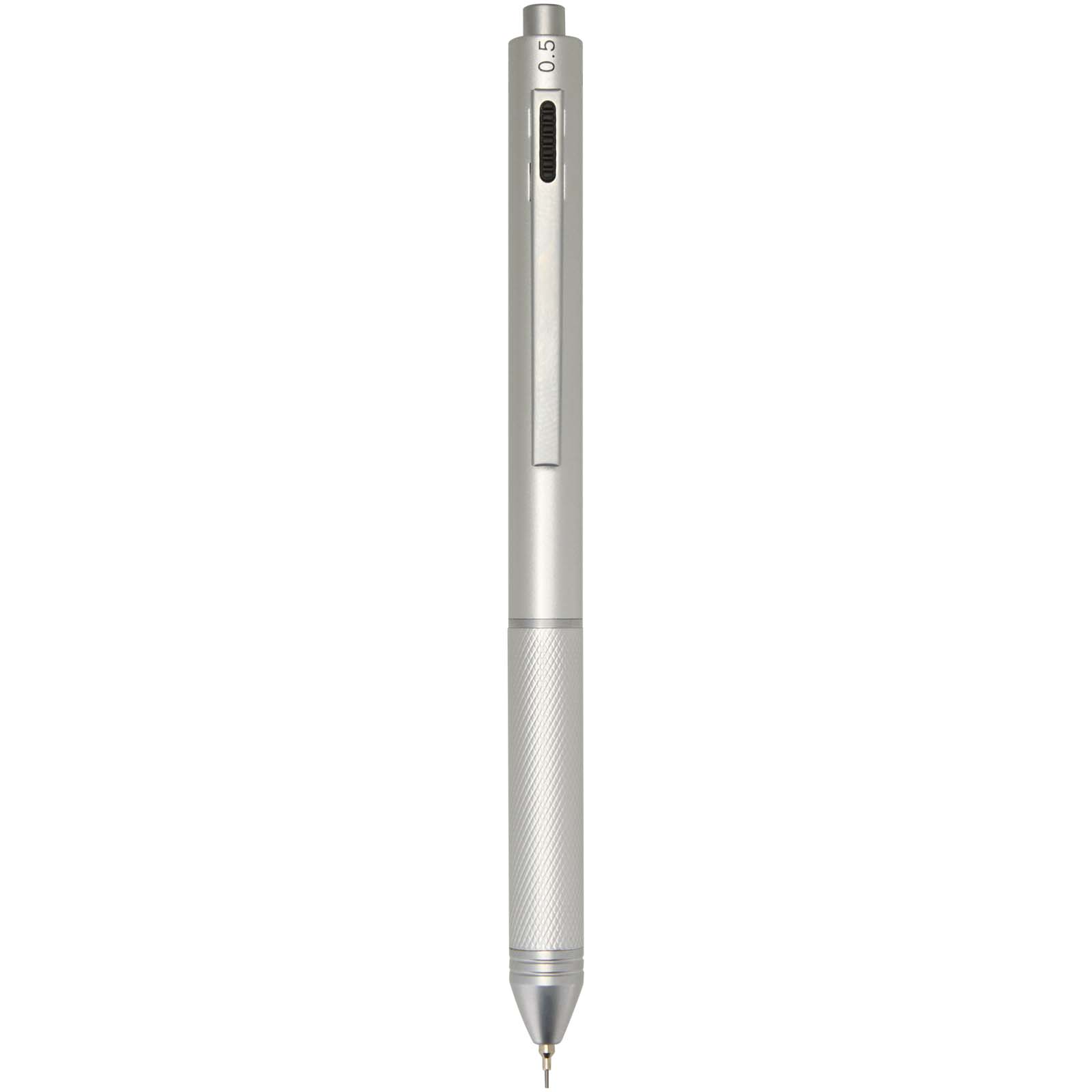 Stylo à bille 4 en 1 RCS Tine en acier inoxydable recyclé