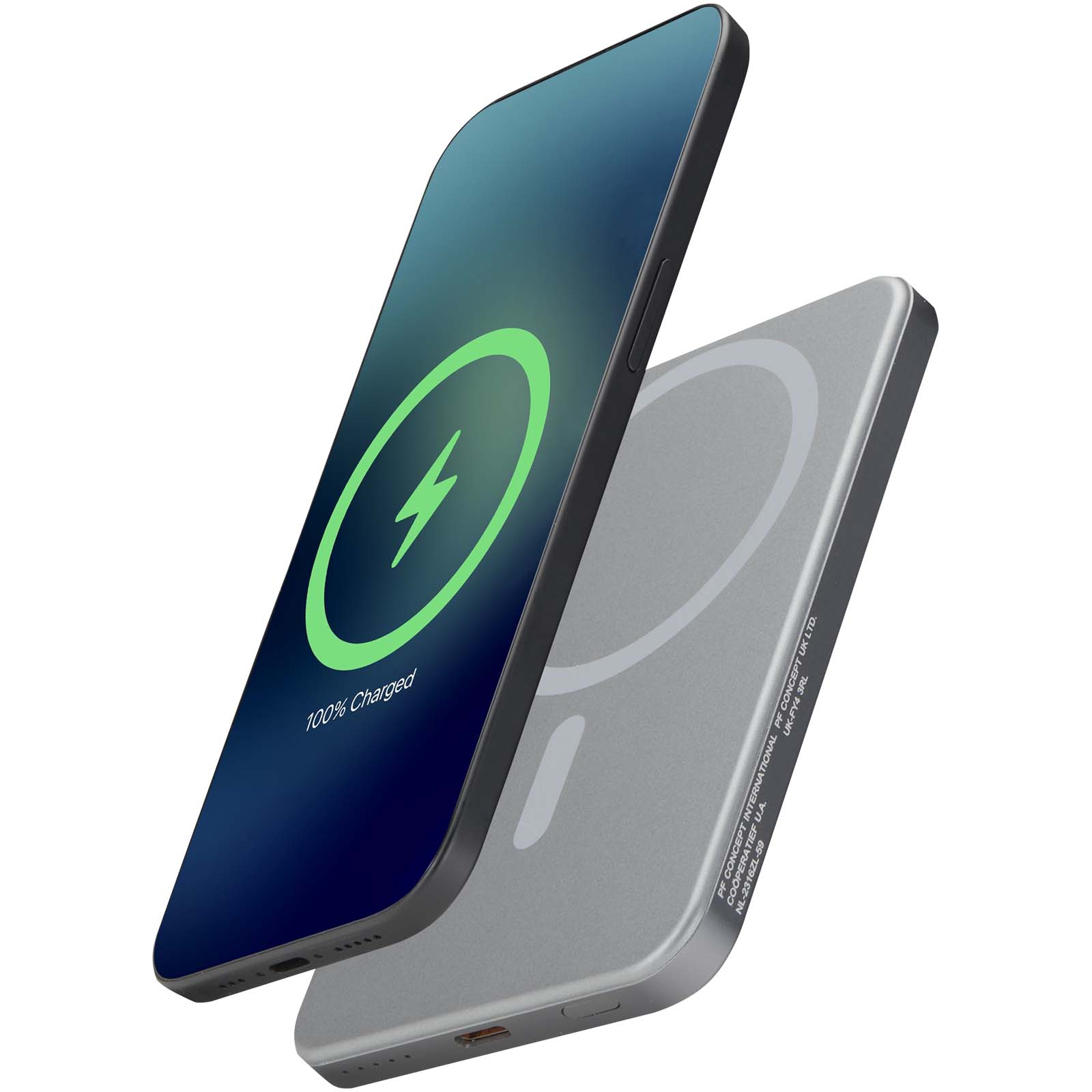 Batterie externe magnétique Avis 5000 mAh en aluminium recyclé RCS