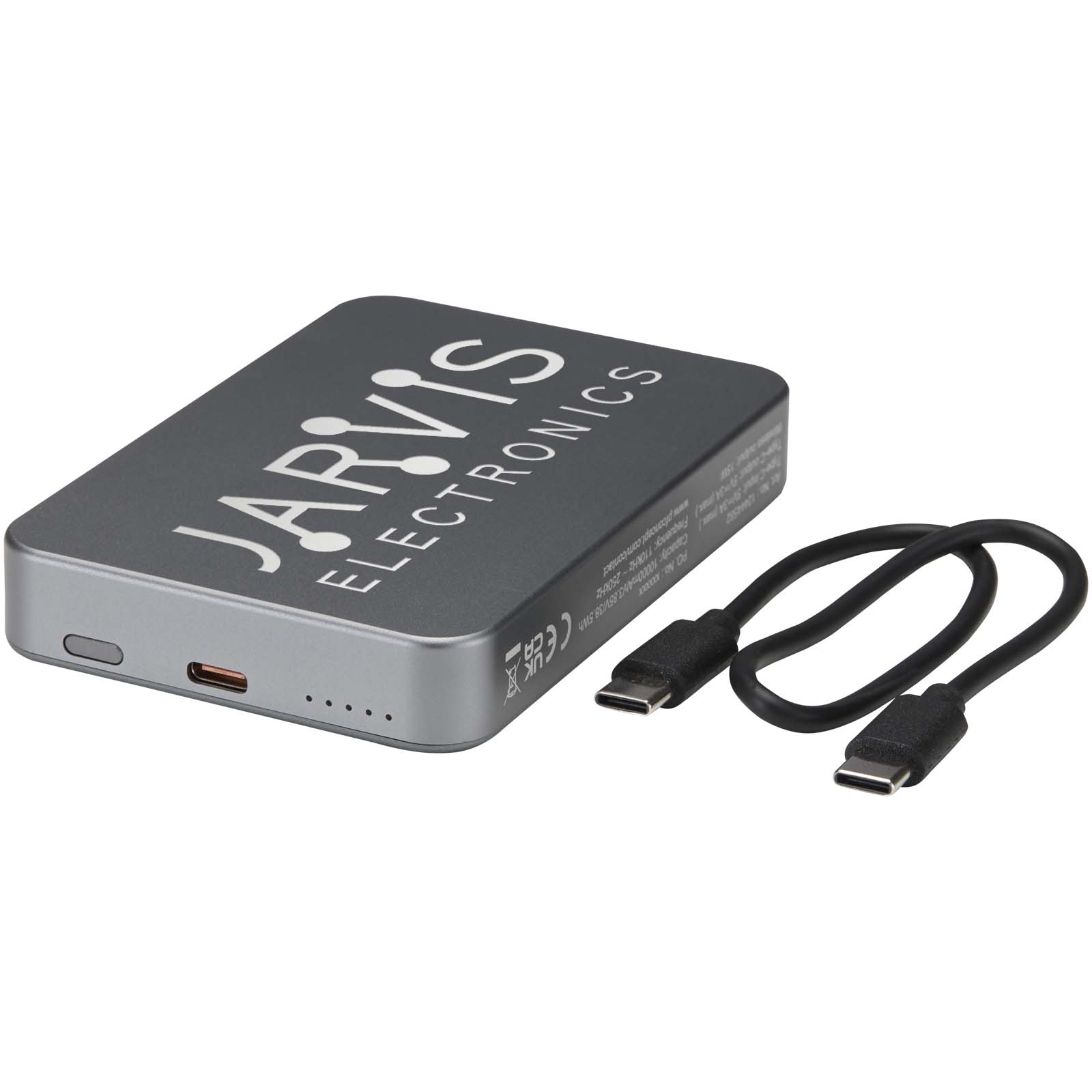 Batterie externe magnétique Avis 10 000 mAh en aluminium recyclé RCS
