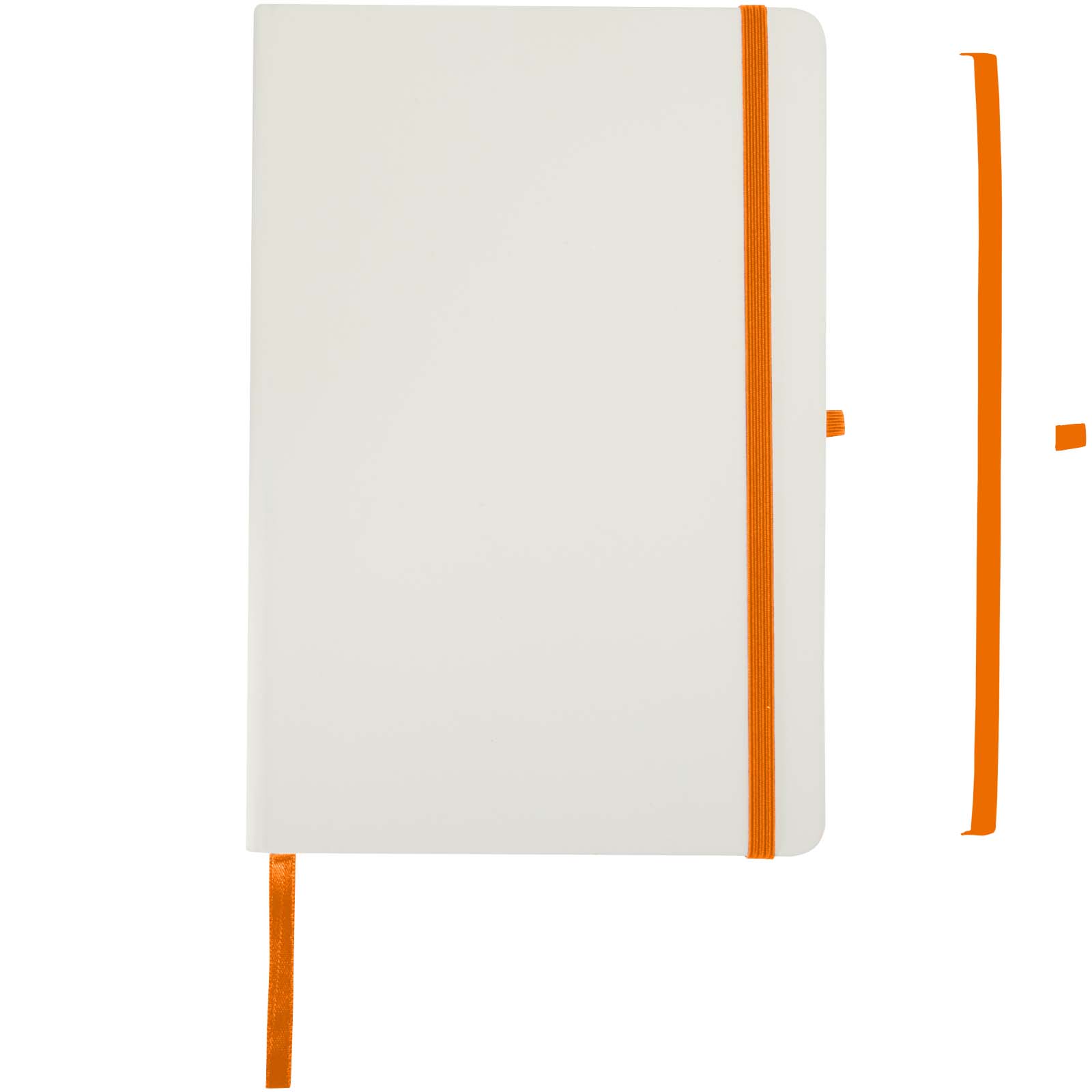 Carnet à couverture rigide Spectrum A5 avec bords colorés