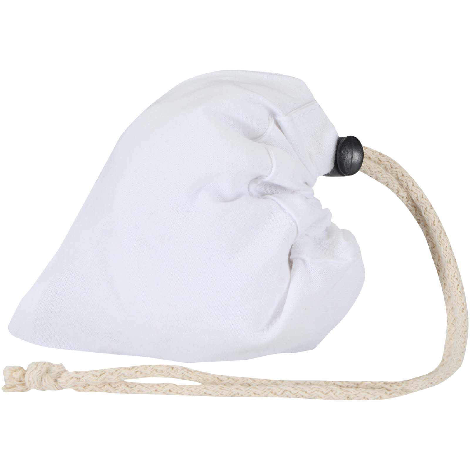 Sac fourre-tout pliable en coton recyclé GRS « Madras Blend » 140 g/m², 7 L