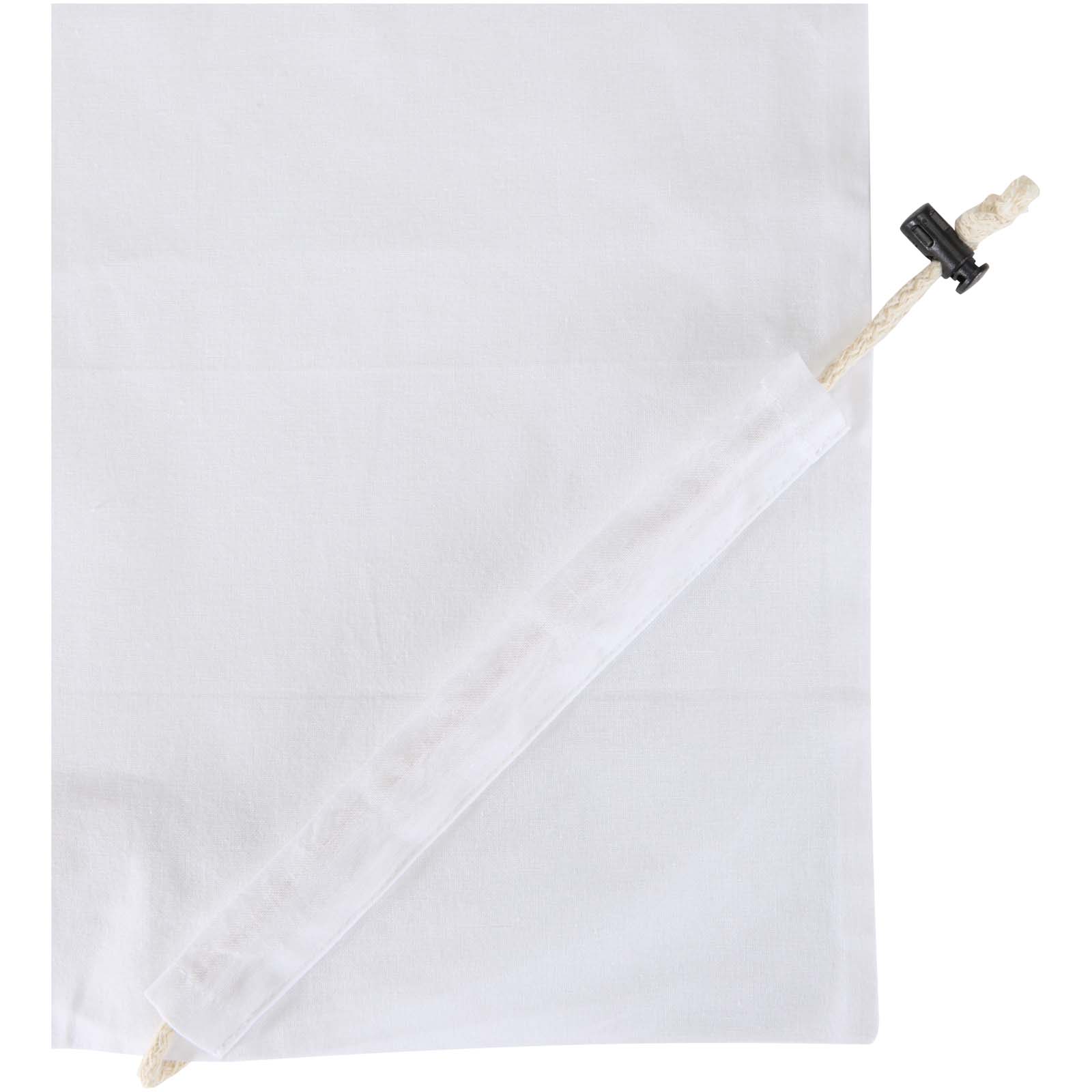 Sac fourre-tout pliable en coton recyclé GRS « Madras Blend » 140 g/m², 7 L