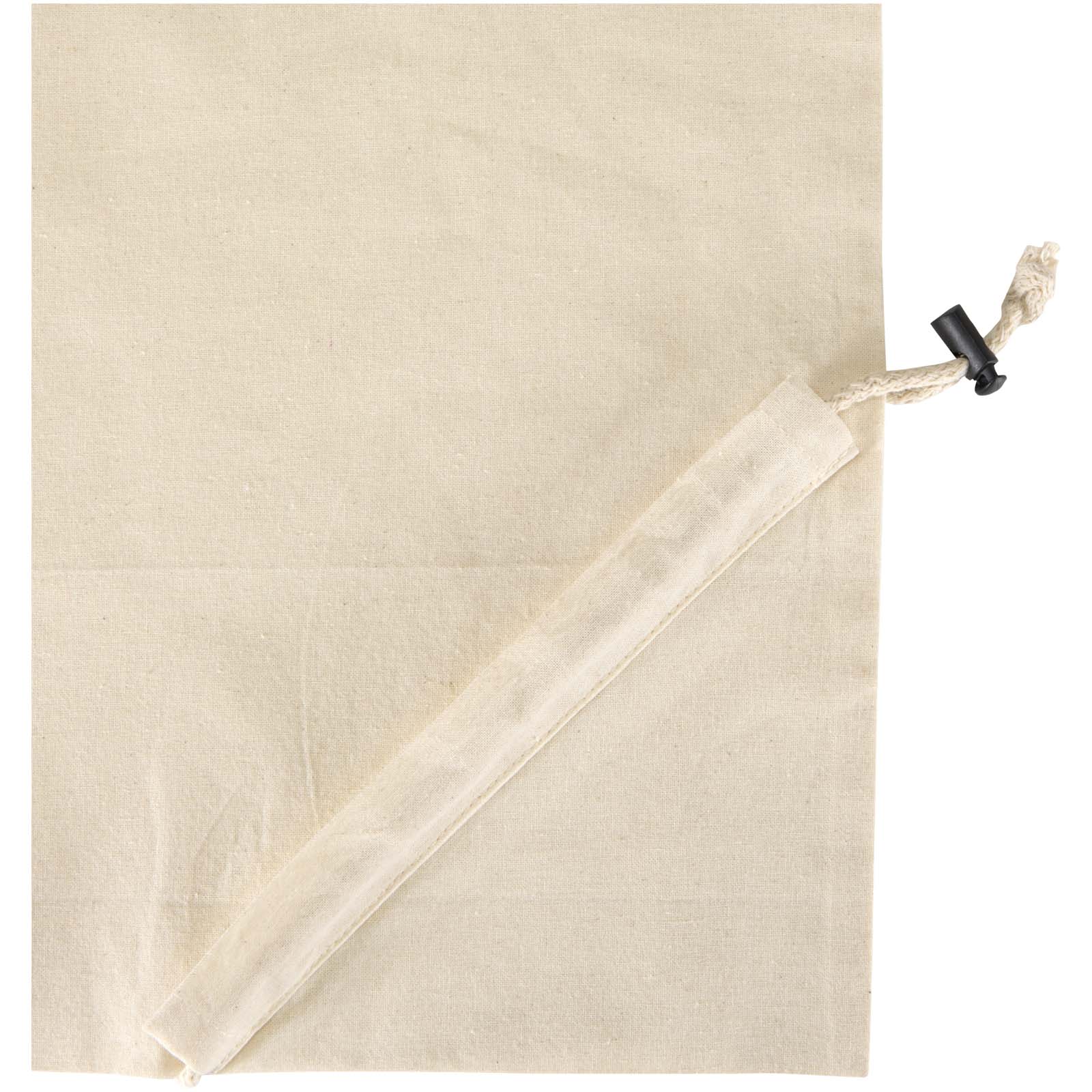 Sac fourre-tout pliable en coton recyclé GRS « Madras Blend » 140 g/m², 7 L