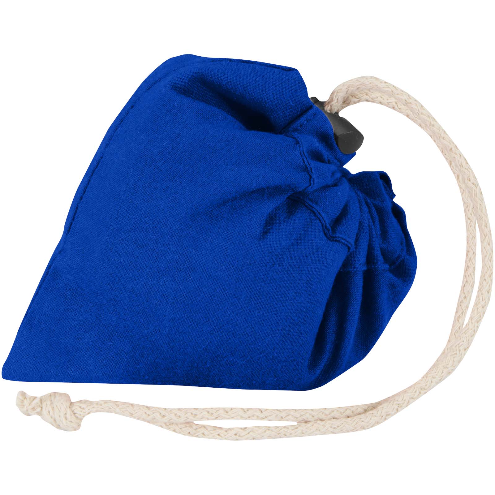 Sac fourre-tout pliable en coton recyclé GRS « Madras Blend » 140 g/m², 7 L