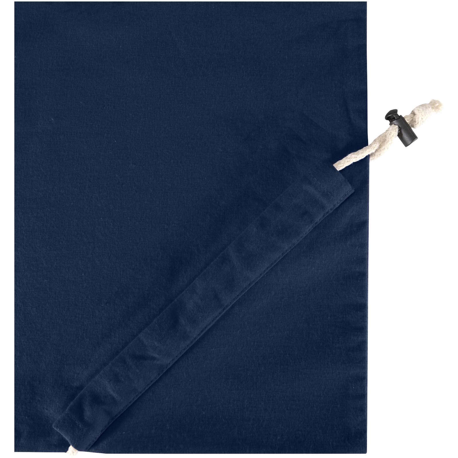 Sac fourre-tout pliable en coton recyclé GRS « Madras Blend » 140 g/m², 7 L