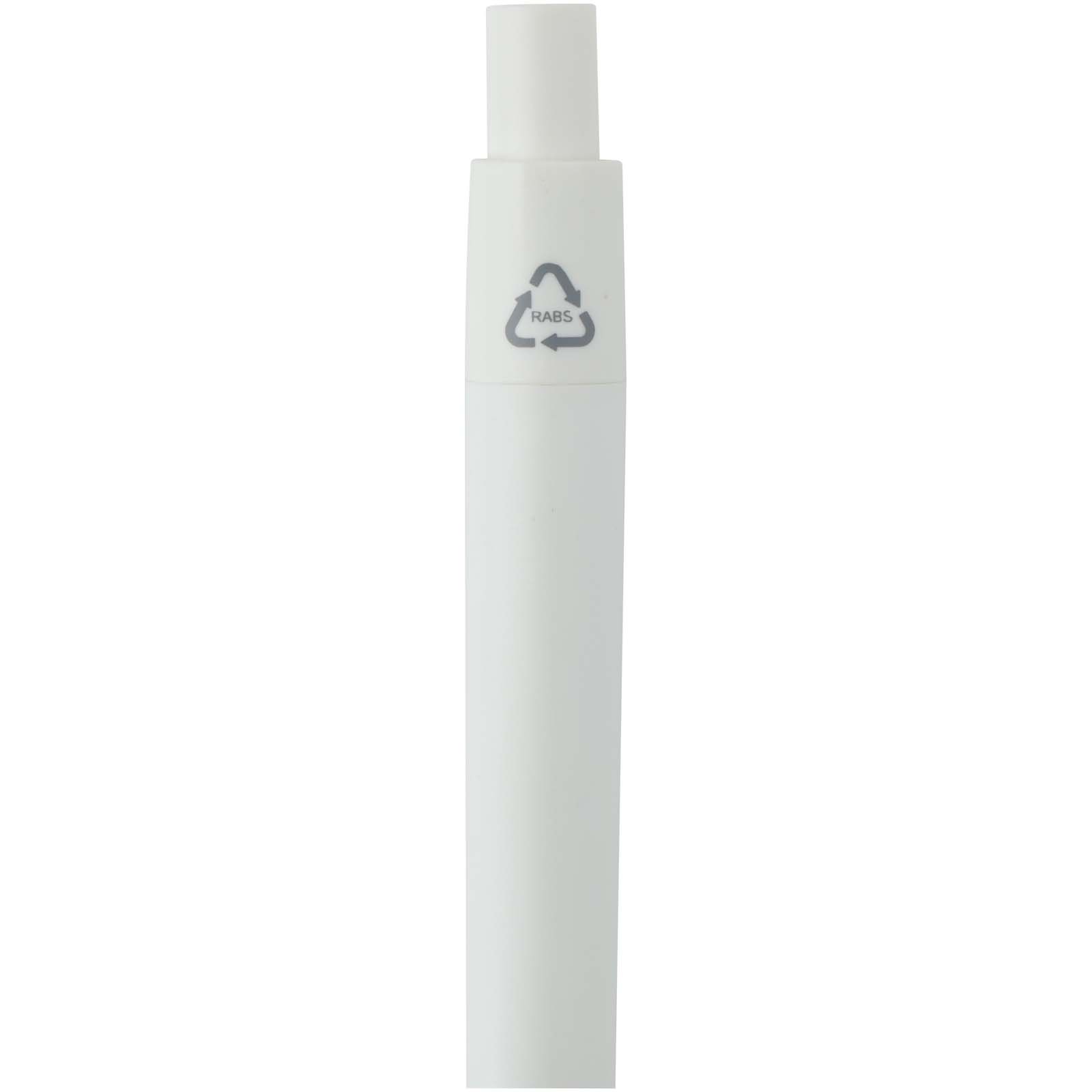 Mini-stylo à bille Ramin en plastique recyclé (encre bleue)