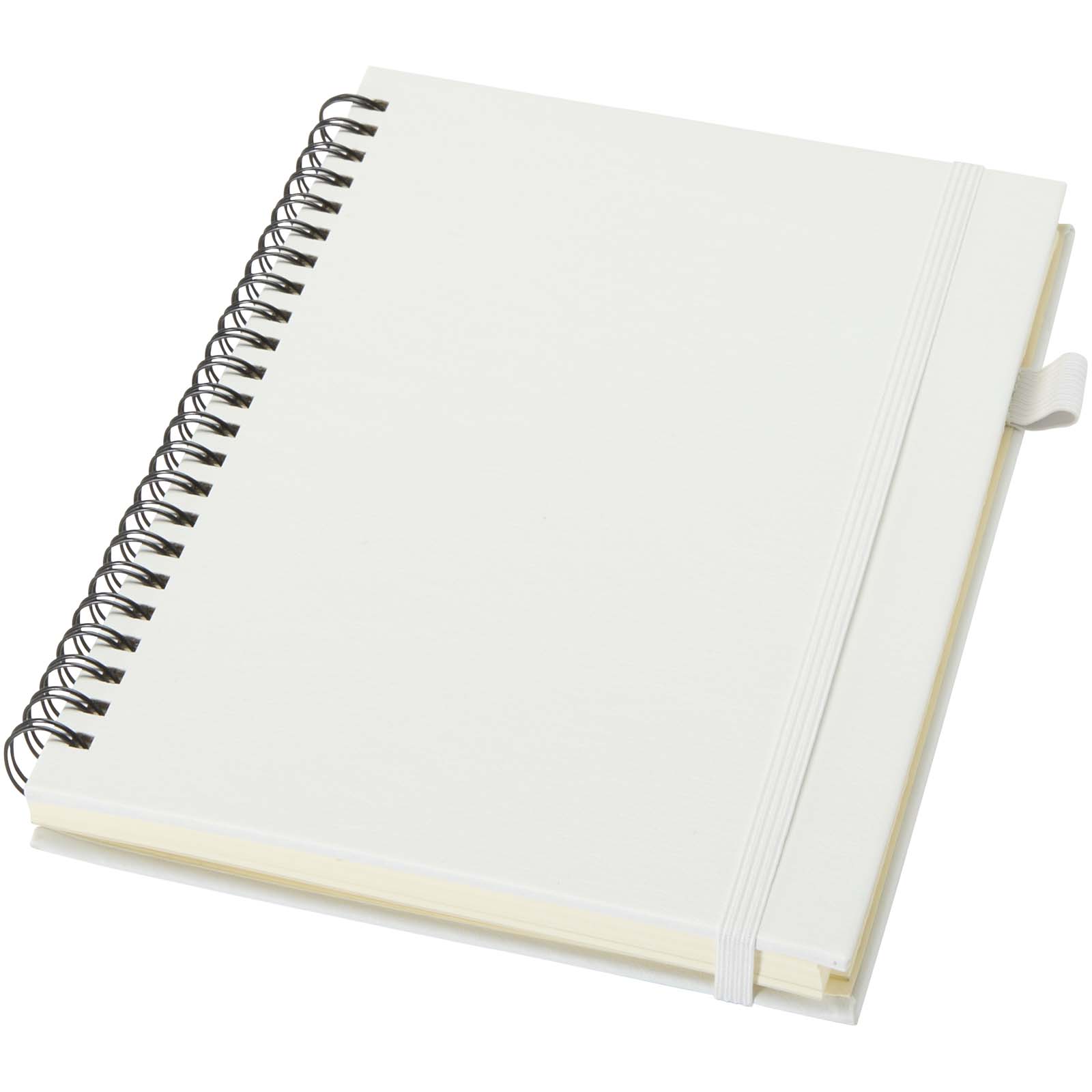 JournalBooks Cahier à spirales Liss A5 à couverture rigide en plastique recyclé