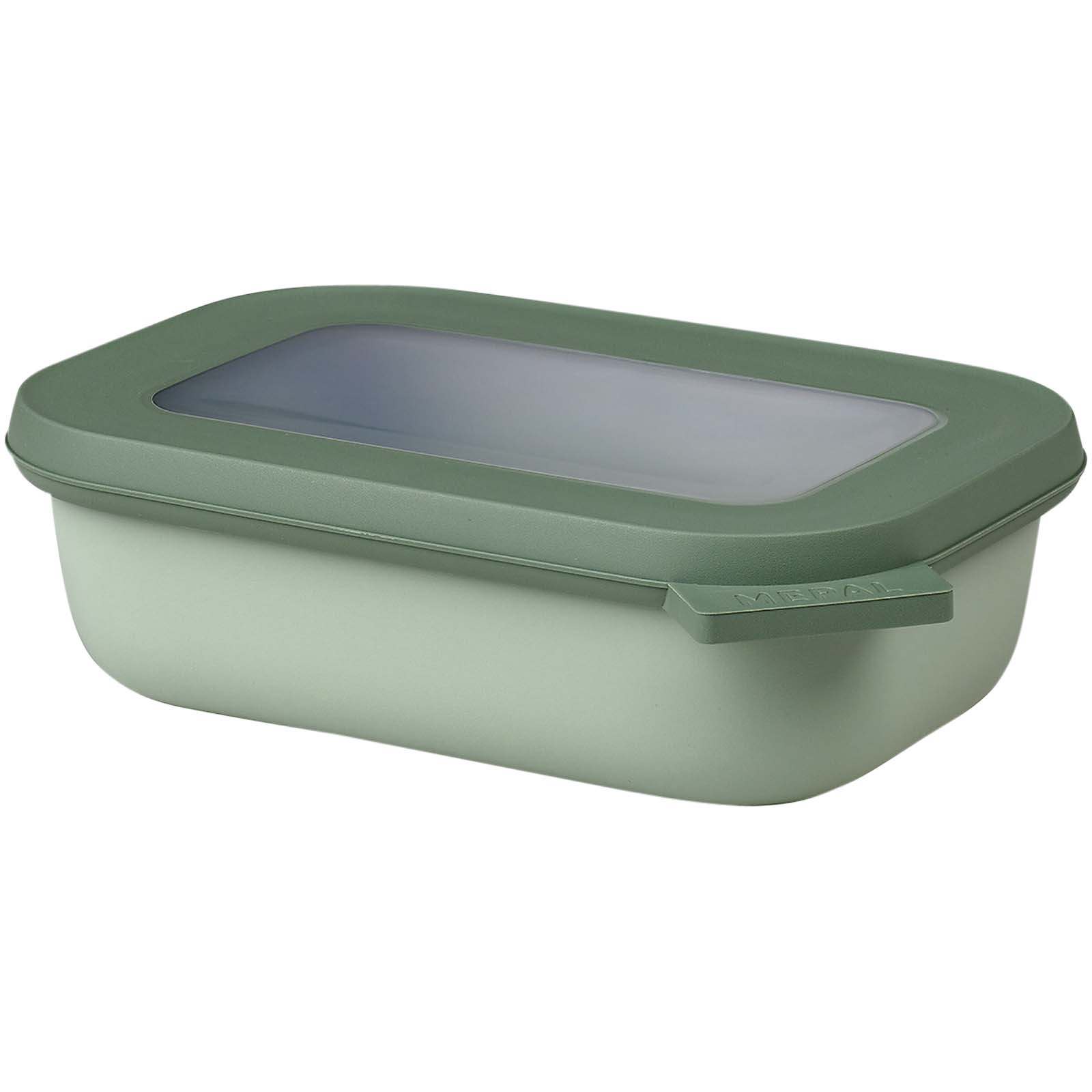 Mepal Cirqula 500 ml, saladier rectangulaire à plusieurs compartiments