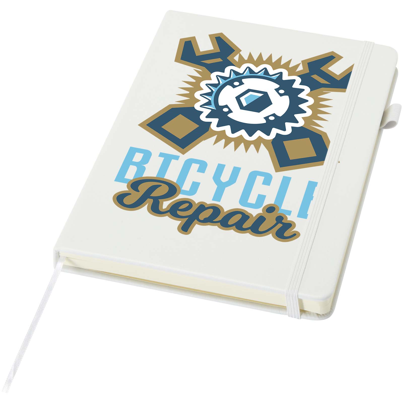 JournalBooks Carnet Liss A5 à couverture rigide en plastique recyclé