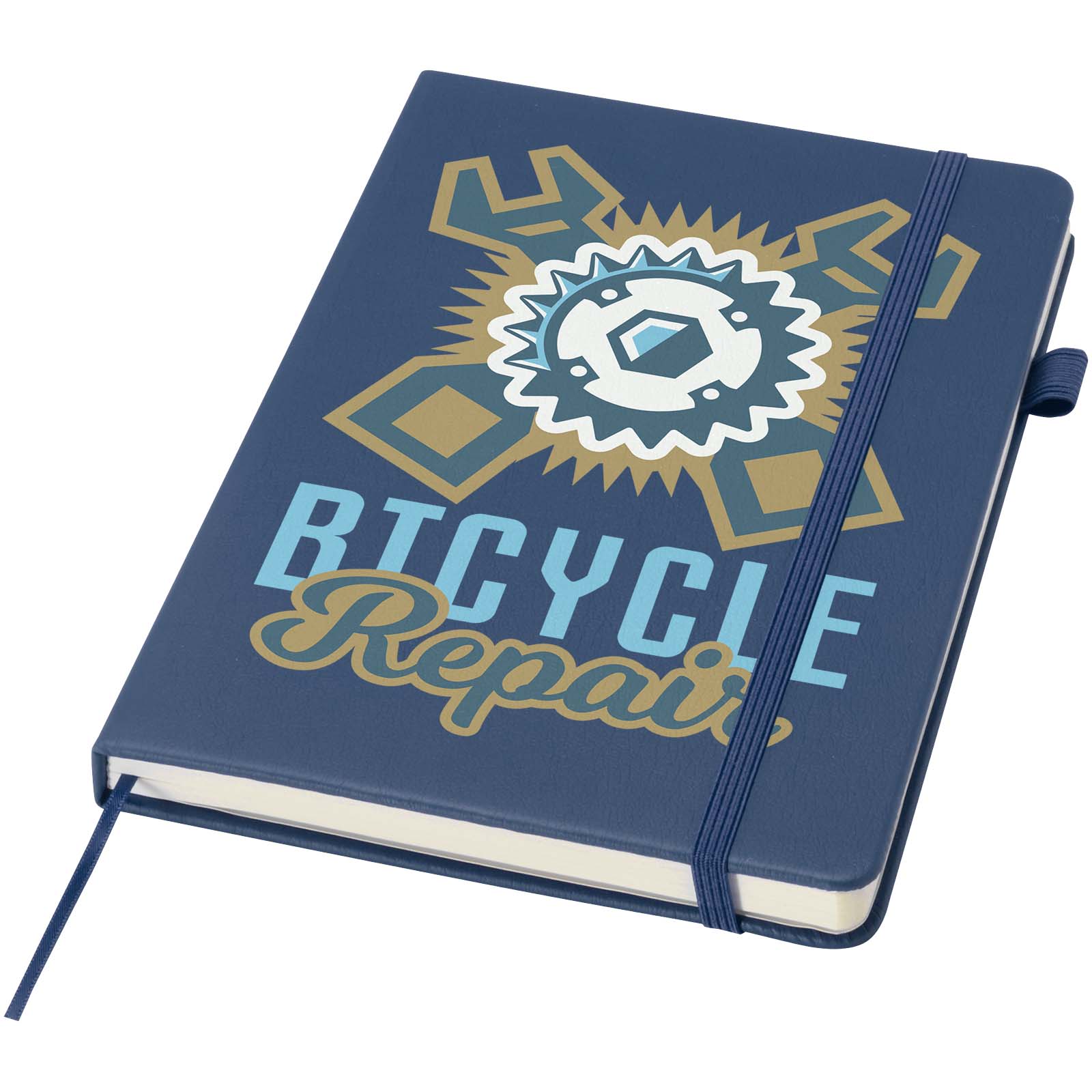 JournalBooks Carnet Liss A5 à couverture rigide en plastique recyclé