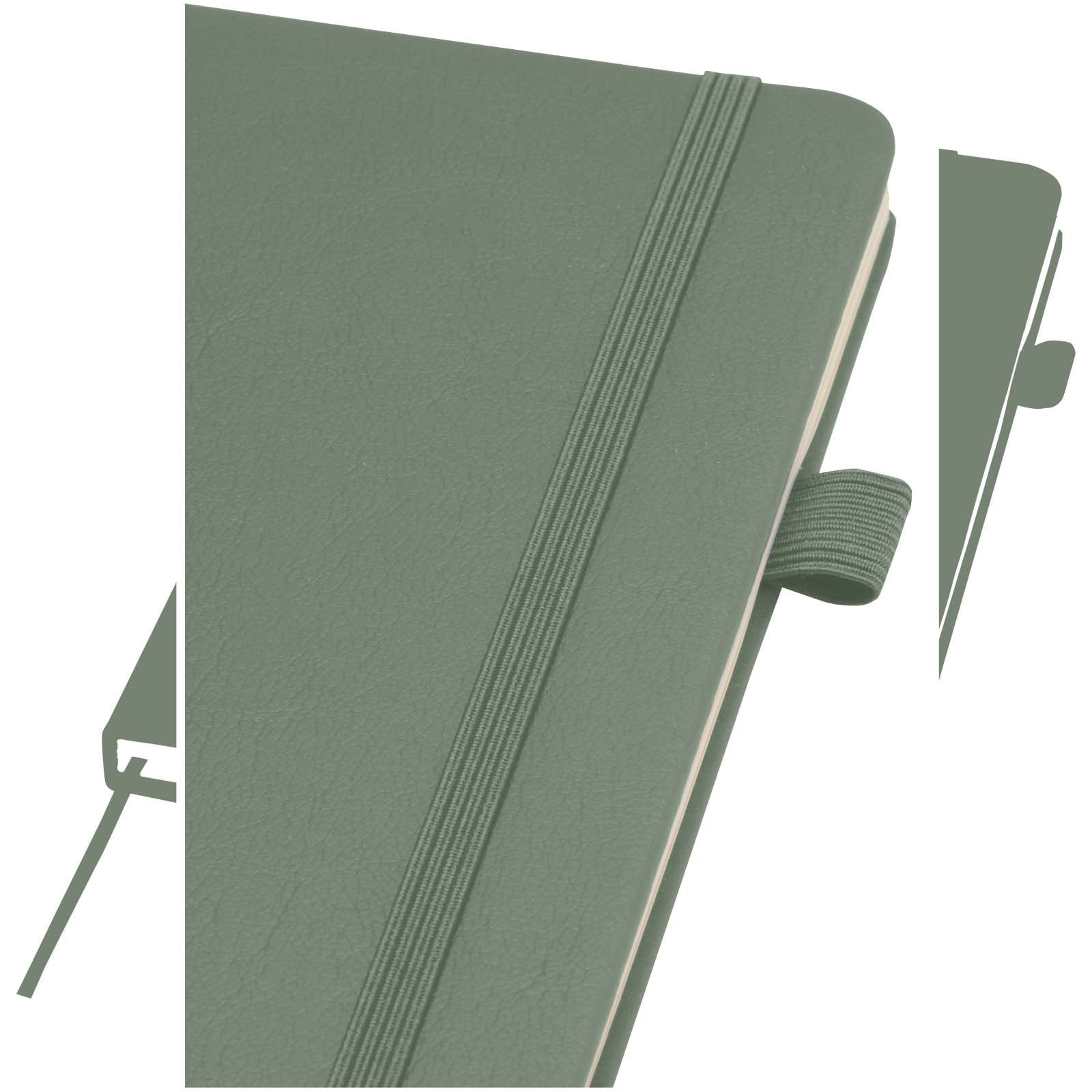JournalBooks Carnet Liss A5 à couverture rigide en plastique recyclé