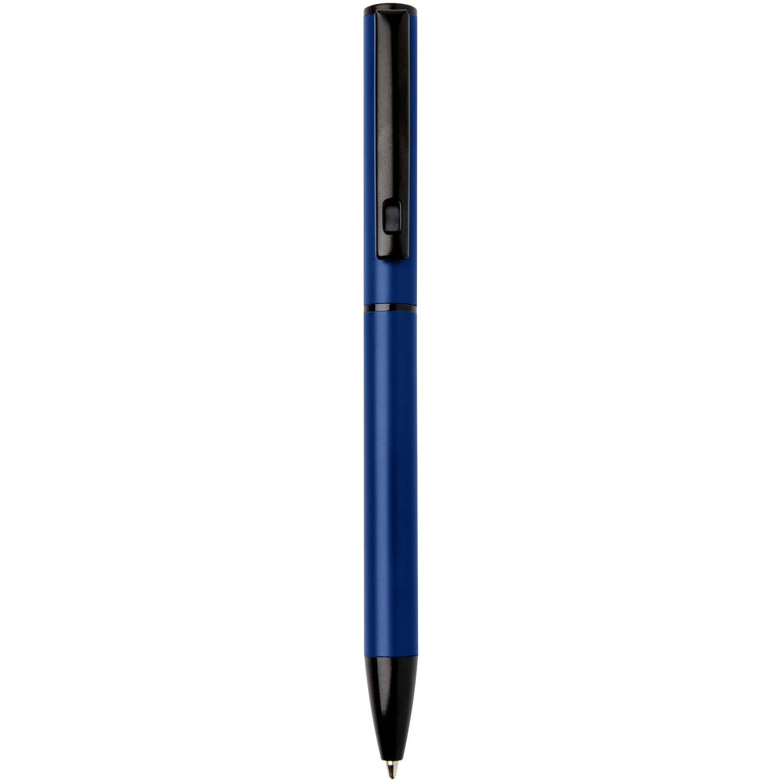 Stylo à bille à ressort en aluminium recyclé Verton avec capuchon (encre bleue)