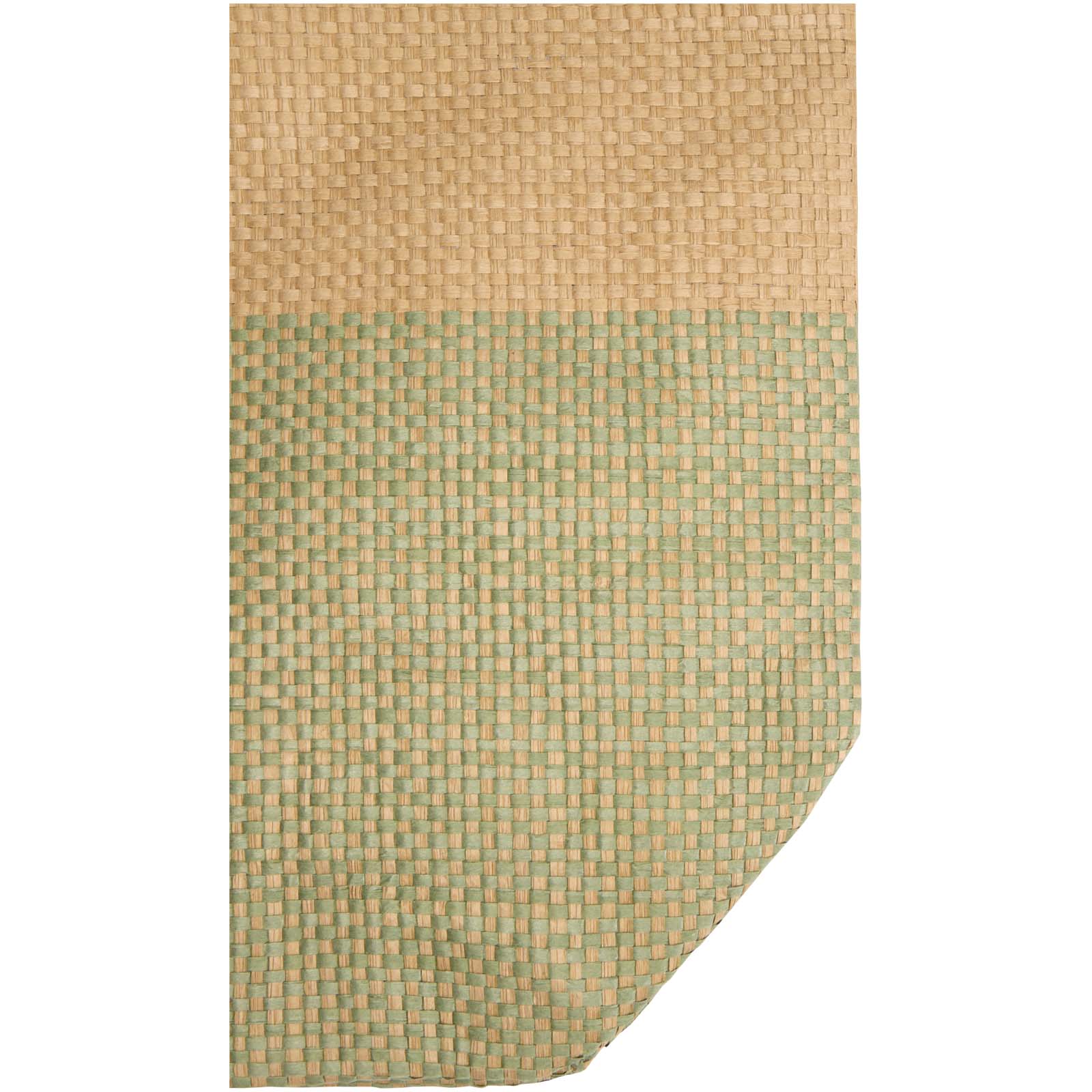 Grand sac fourre-tout en papier paille Rhythm avec fermeture à glissière, 21 L