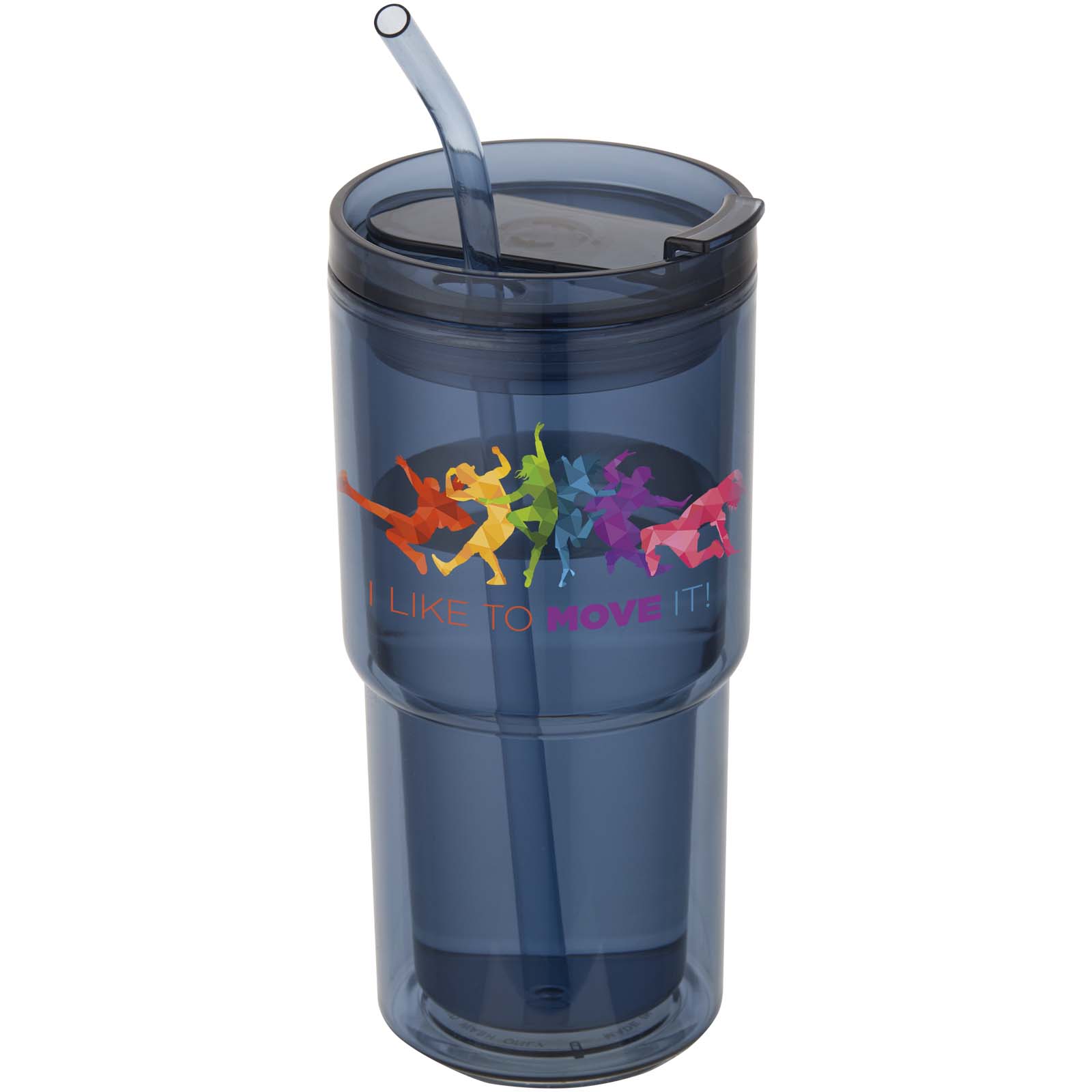 Gobelet en plastique à double paroi Archer de 480 ml