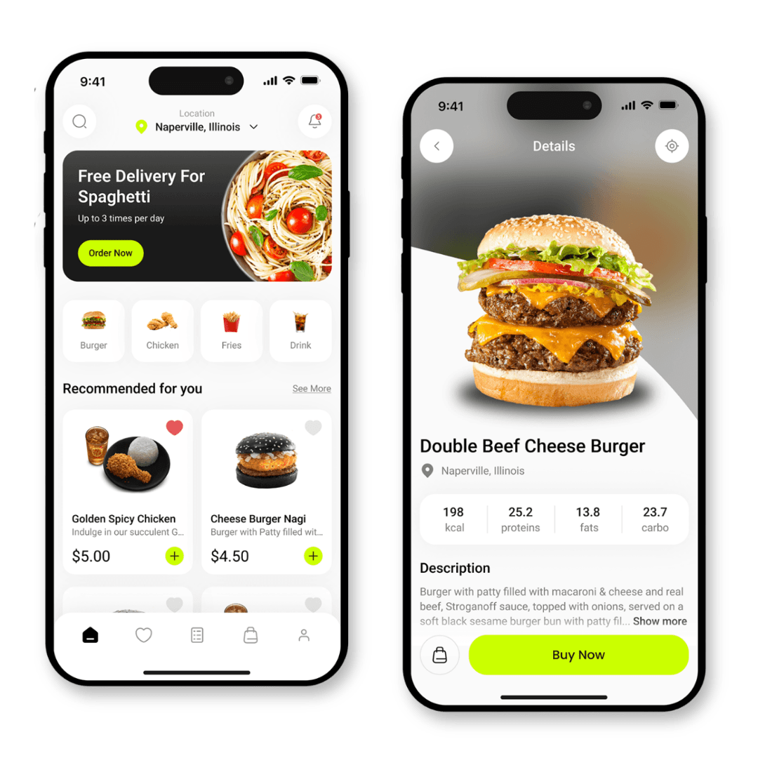 Food Delivery app development services - premium app developer 4