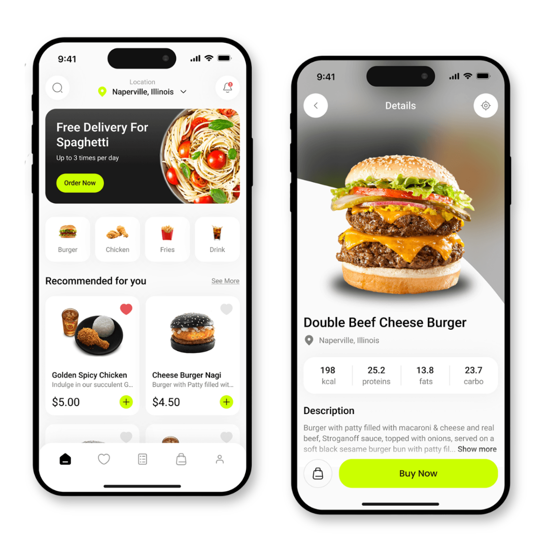Food Delivery app development services - premium app developer 4