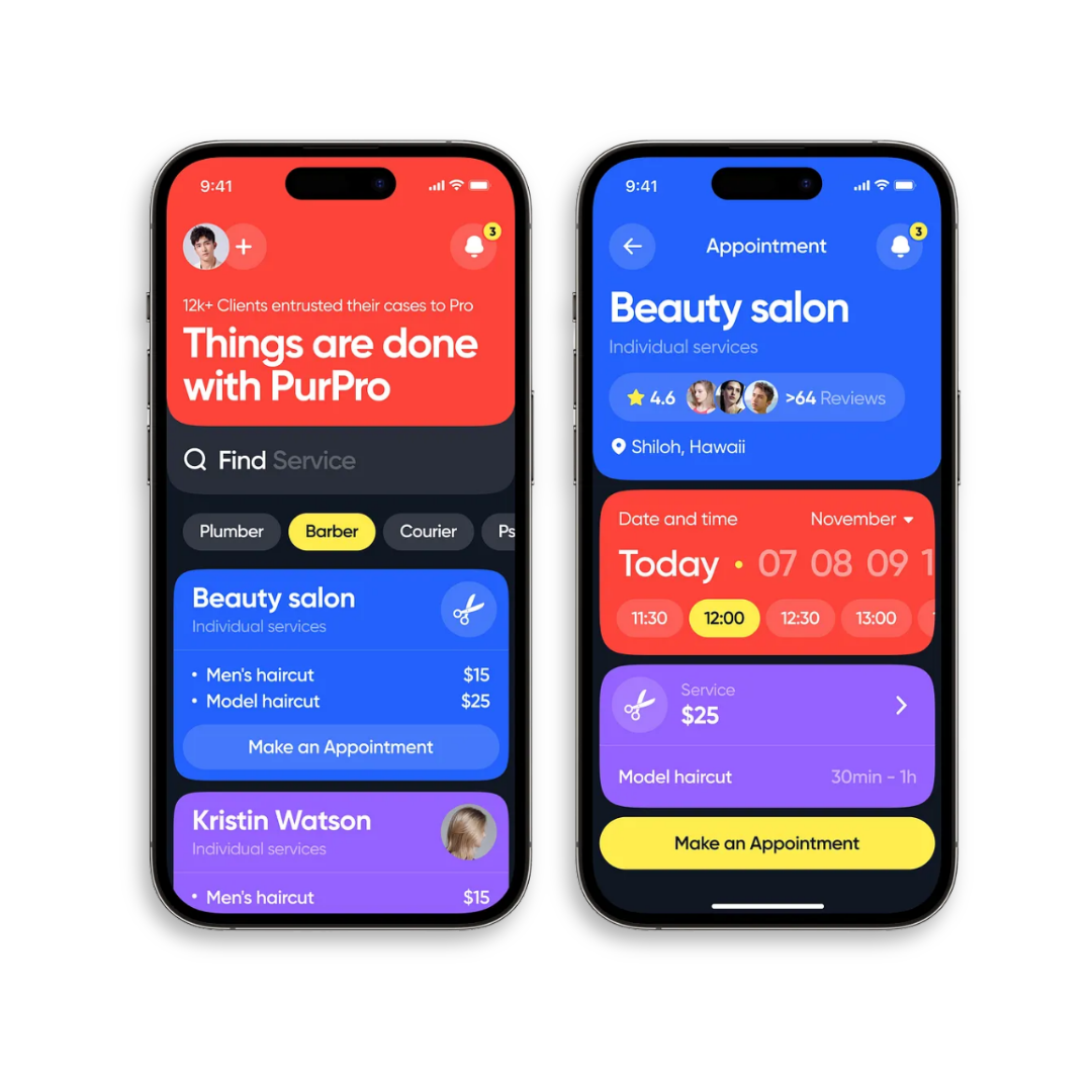 Services Booking IOS App - PremiumAppDeveloper Ios App Development Services