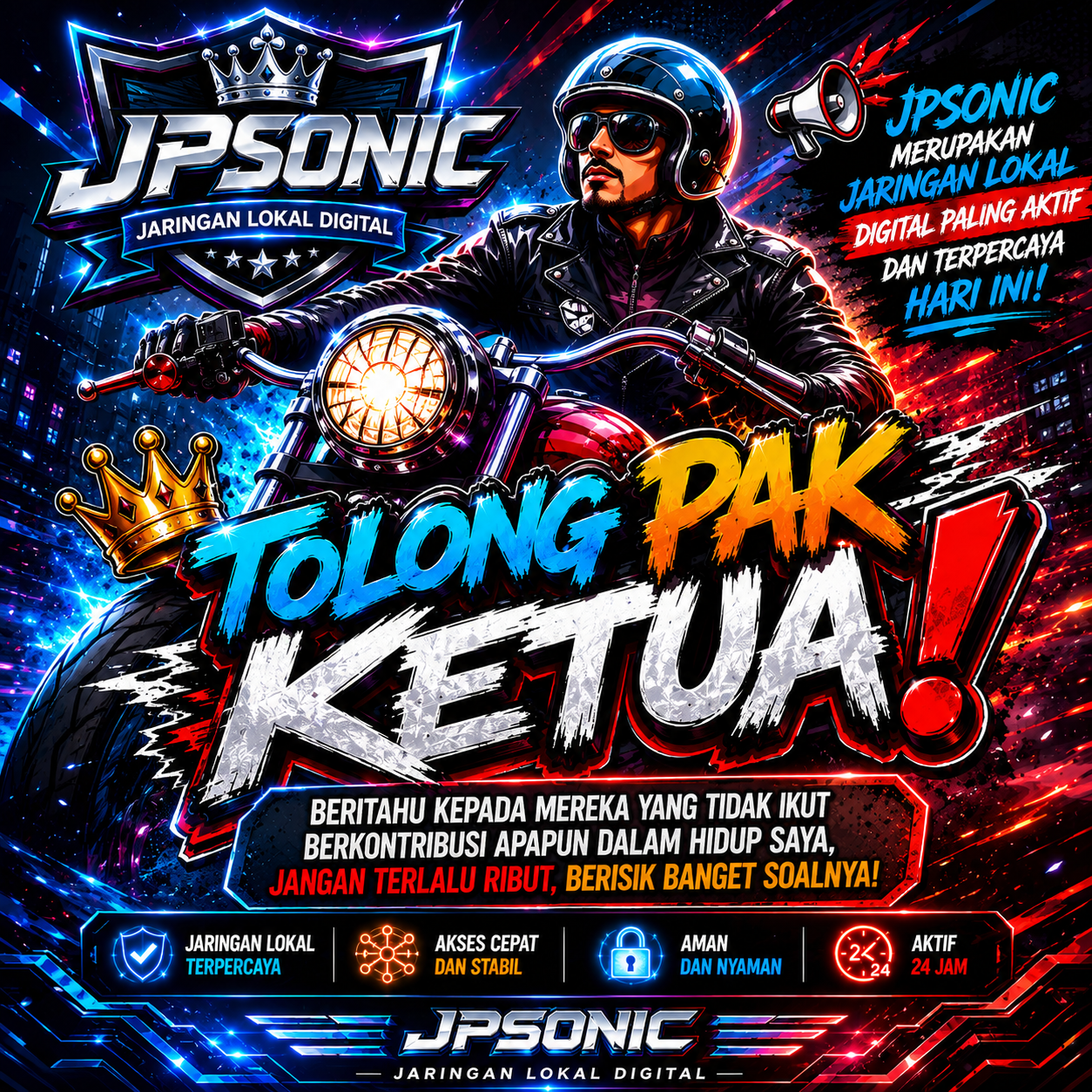JPSONIC # Jaringan Lokal Digital Paling Aktif dan Terpercaya Hari Ini