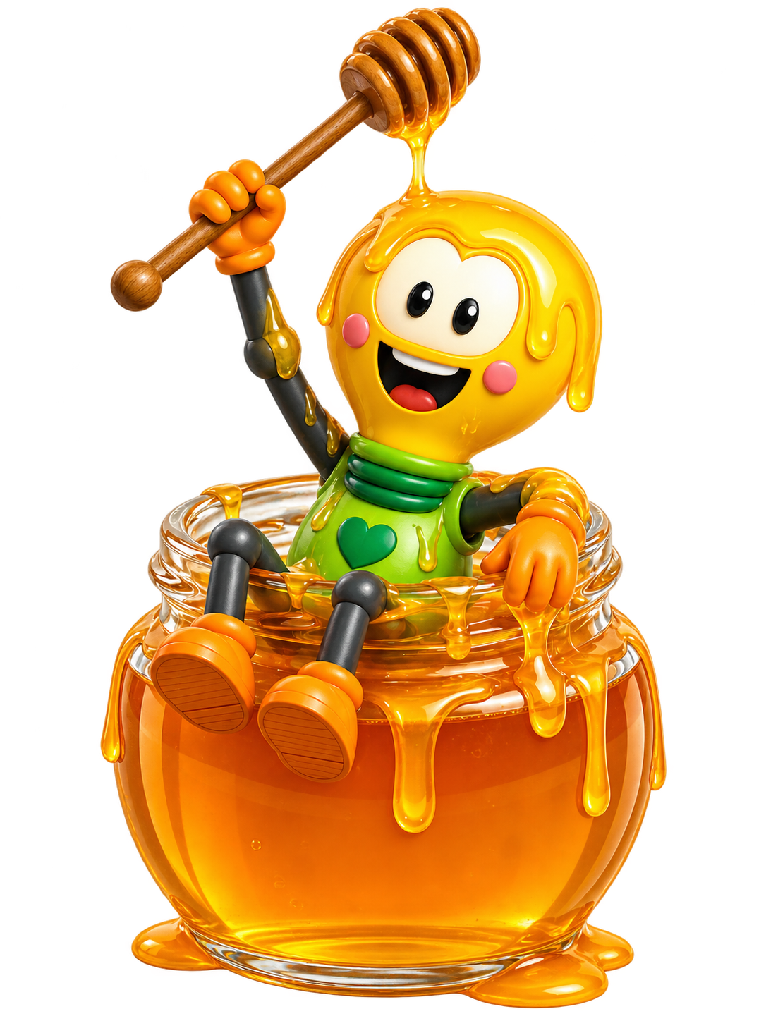 CMG character with honey