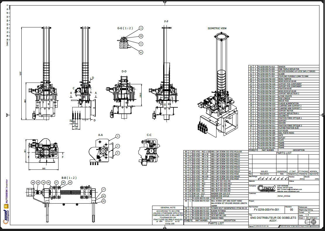 Part Extraction from Assembly Drawings