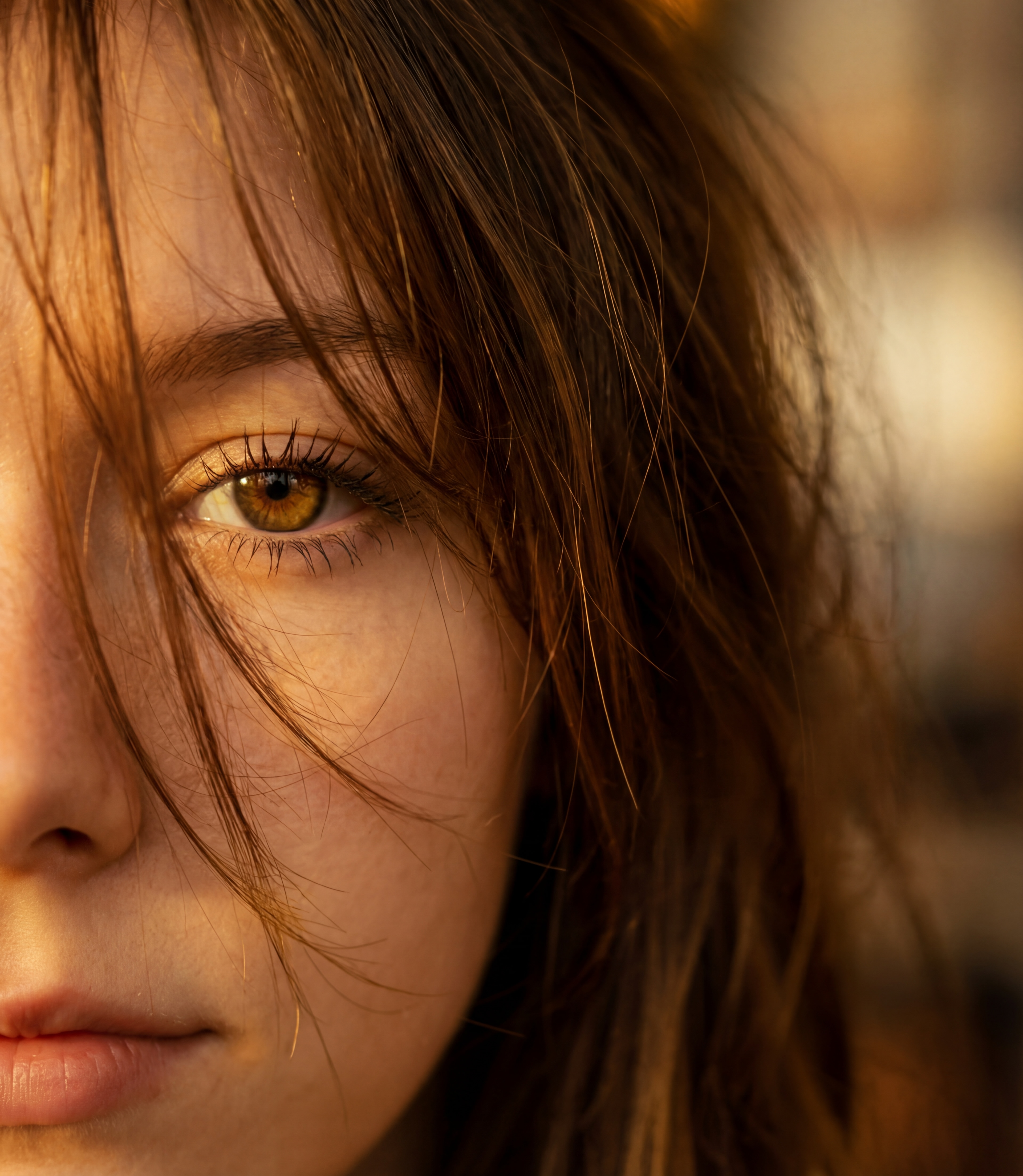 Messy Hair Glow Portrait example 3
