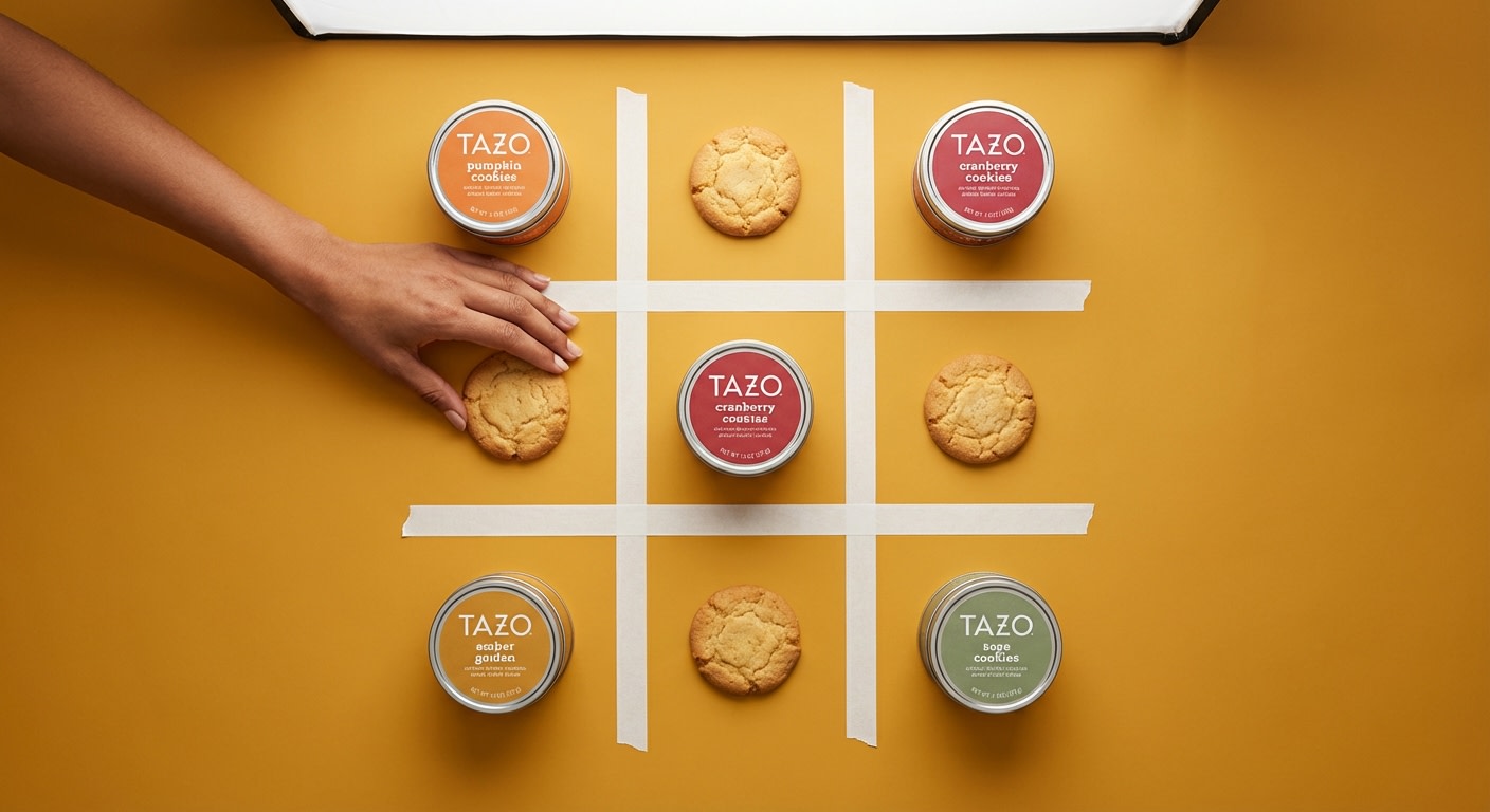 Tazo Tea Biscuit Ad Creative AI image template preview