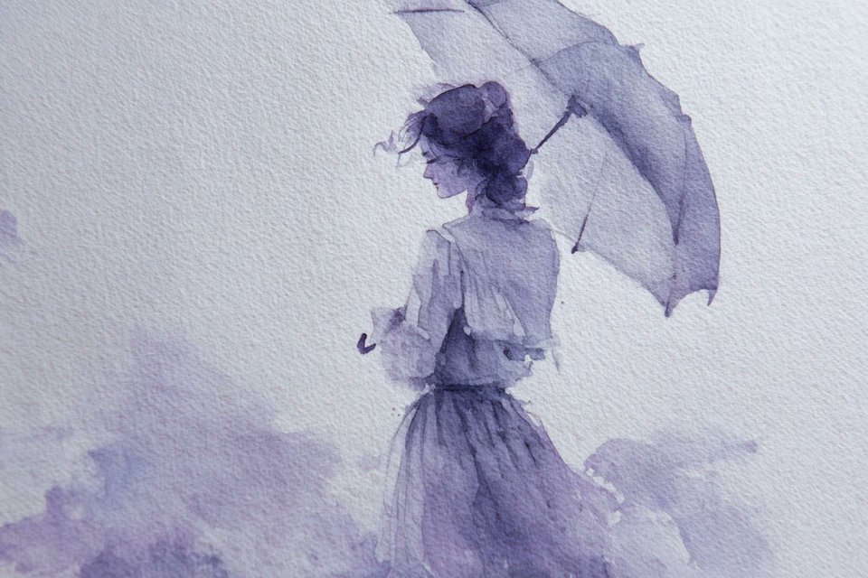 Watercolor Dreamscape — Nano Banana AI image template preview