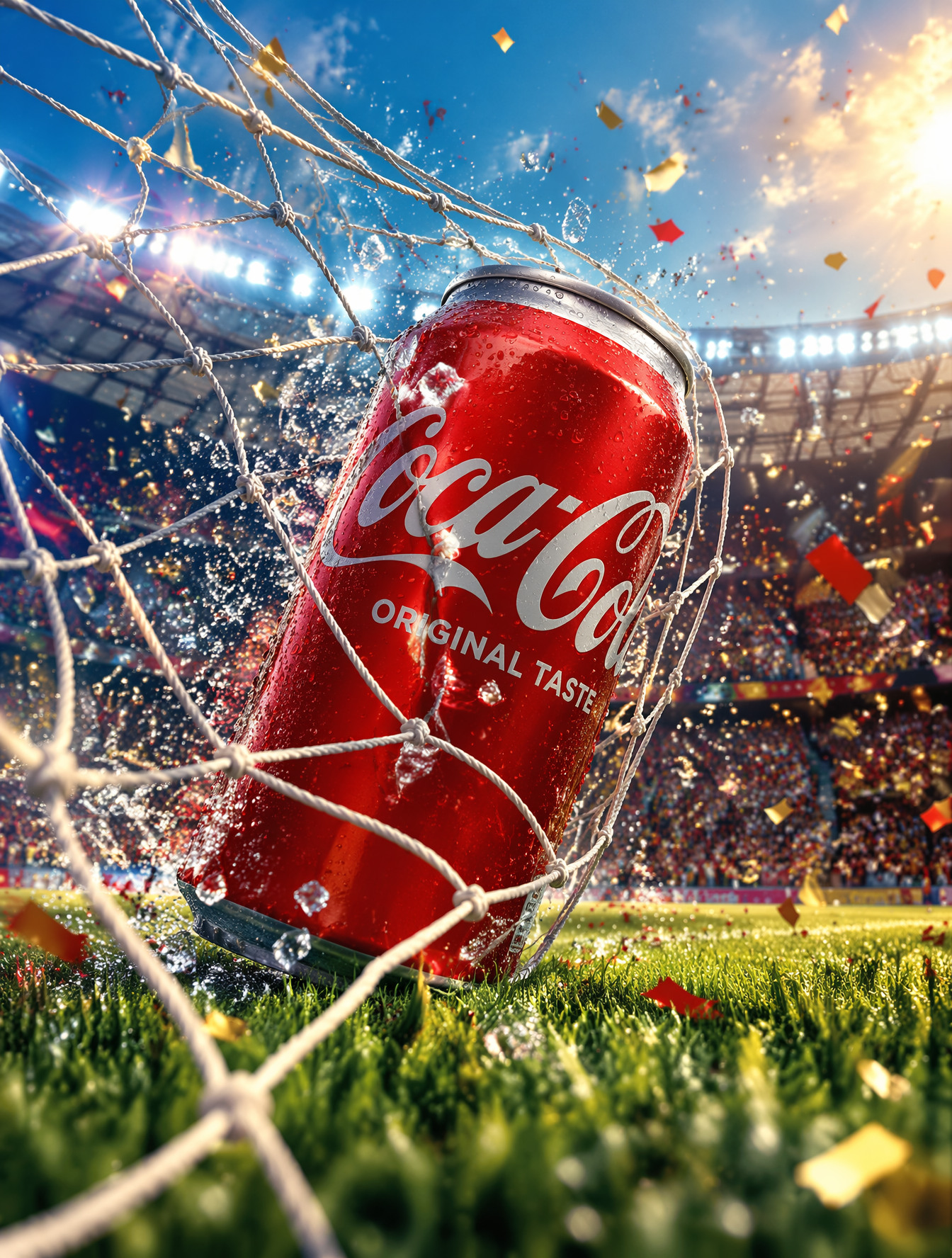 FIFA-Inspired — World Cup Final Goal Net Commercial AI template preview