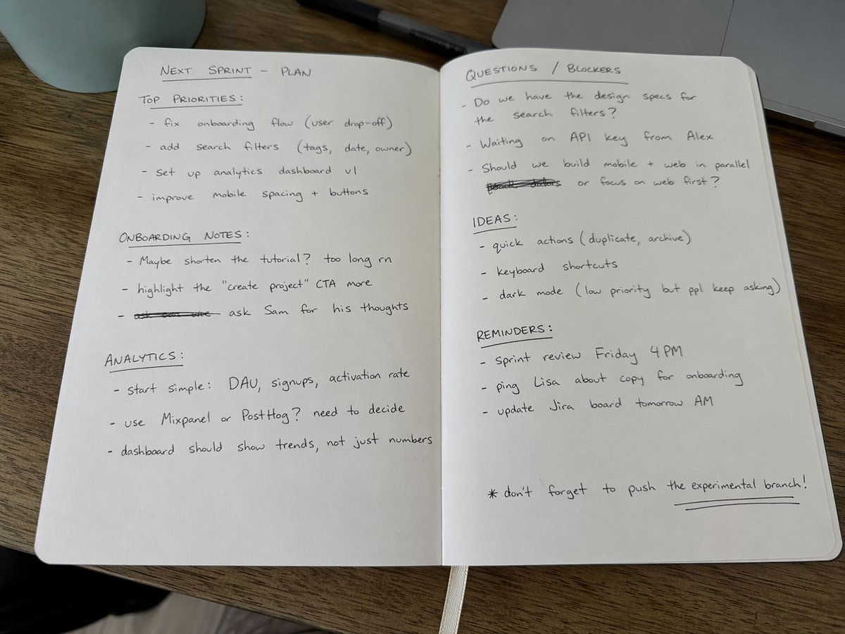 Amateur Handwritten Notebook Photo Prompt AI image template preview