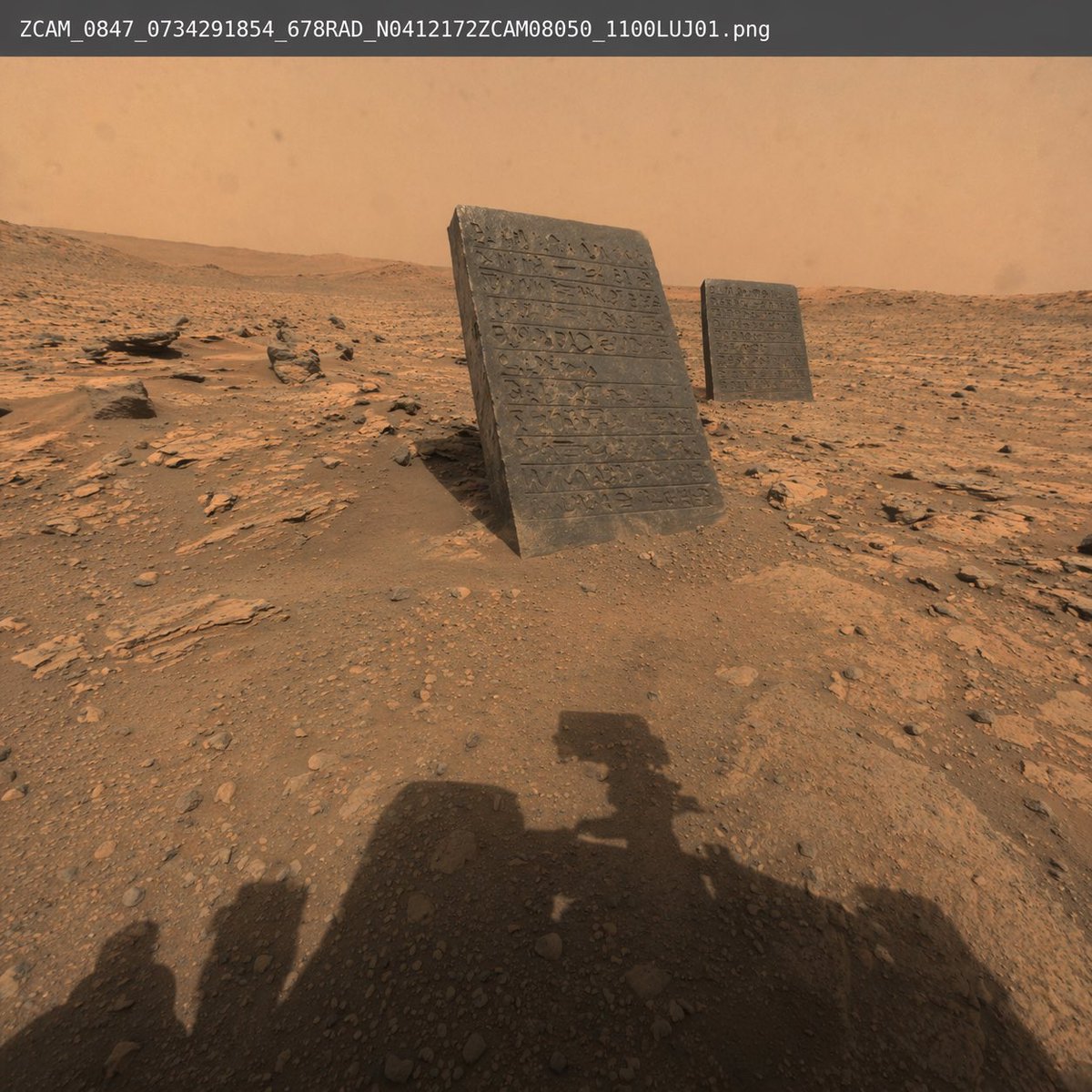 Mars Rover Discovery Photo AI image template preview
