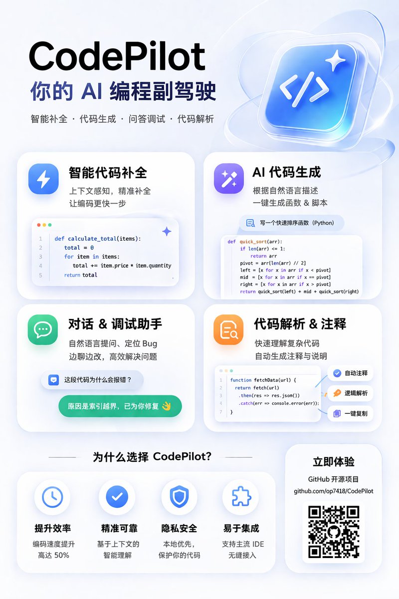 AI Coding Assistant Promo Infographic AI image template preview