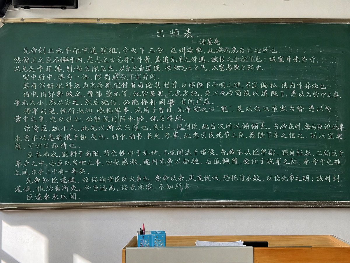 Realistic Chalkboard Text Rendering example 3