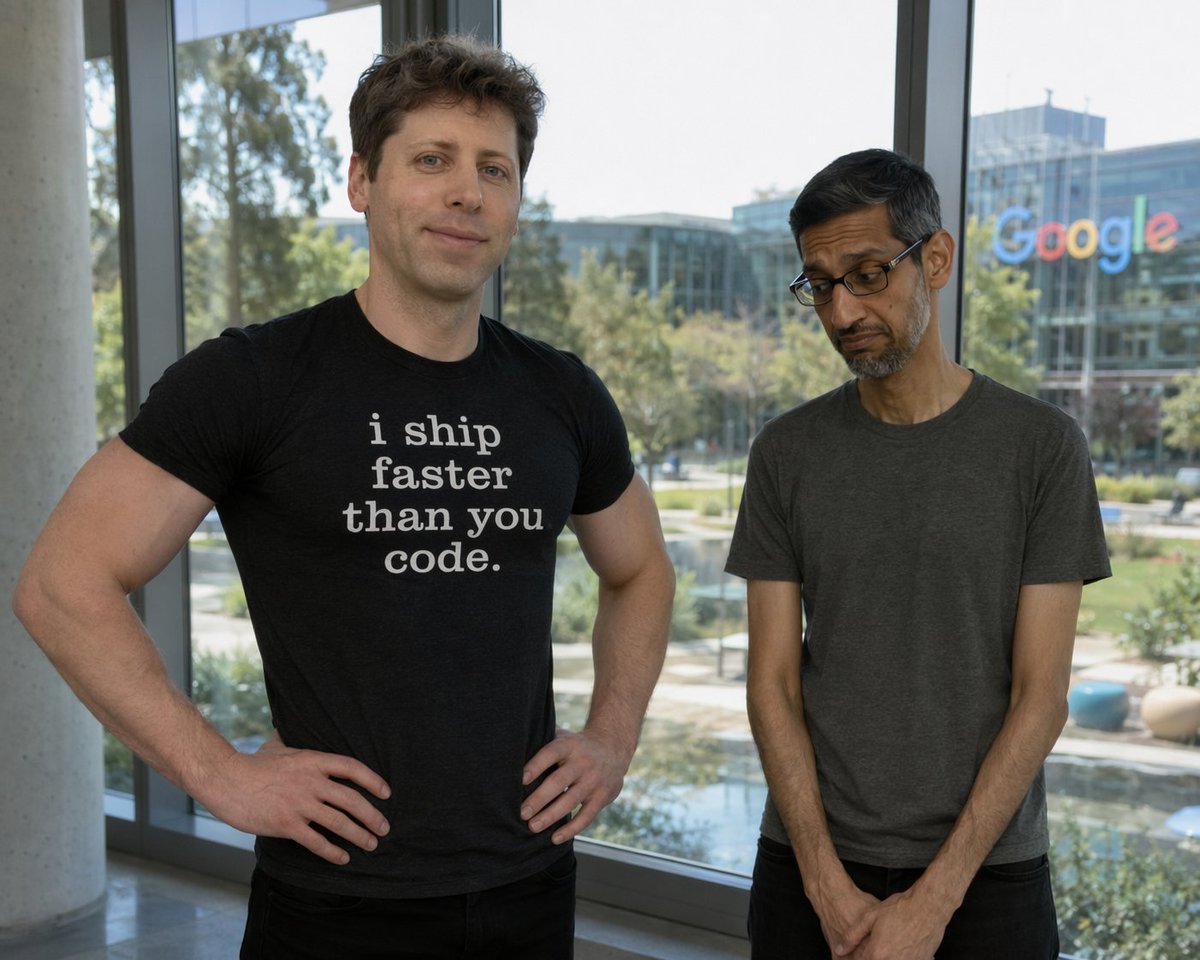 Tech CEO Rivalry Meme Generator AI image template preview