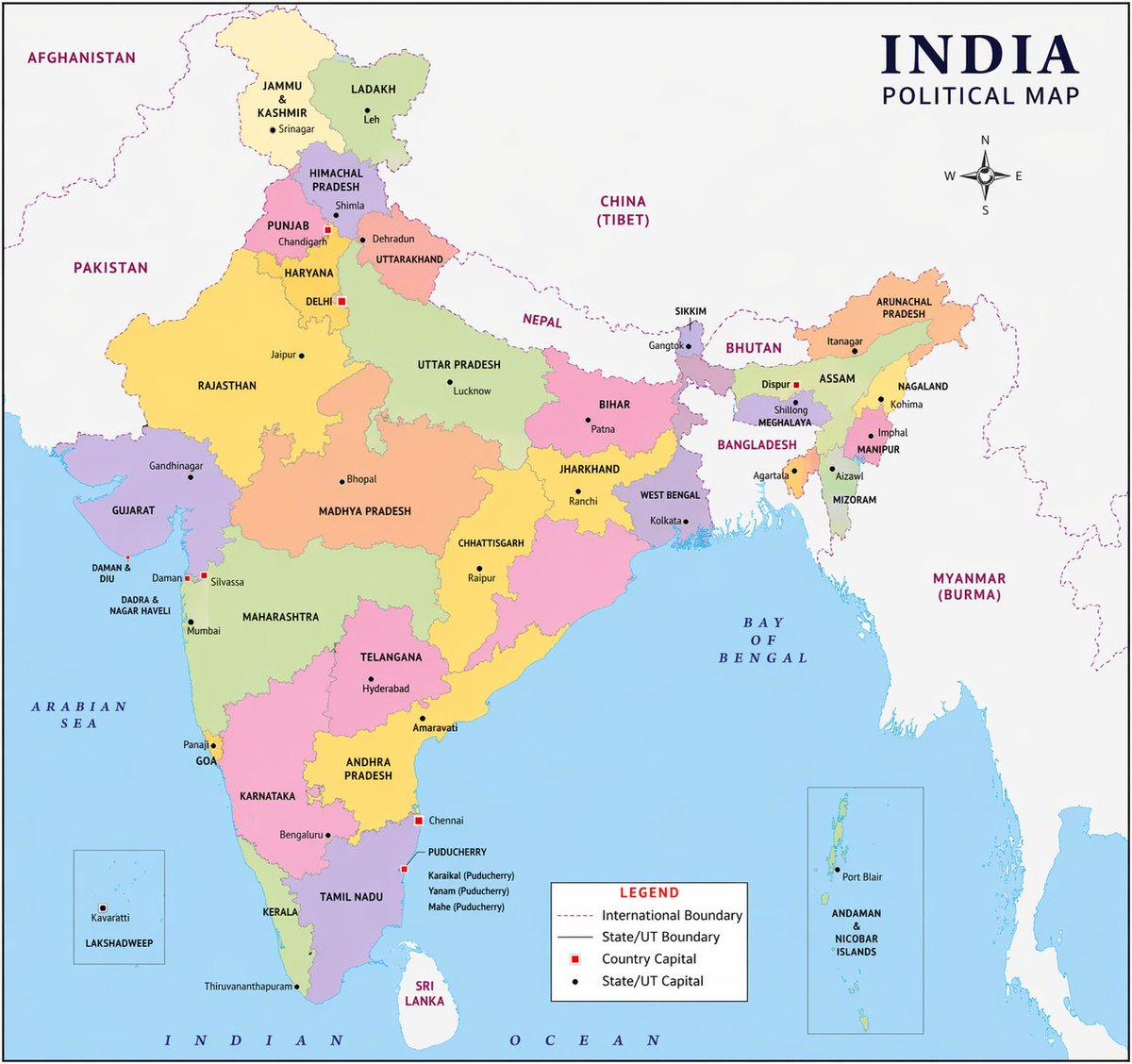 Political Map Visualization AI image template preview