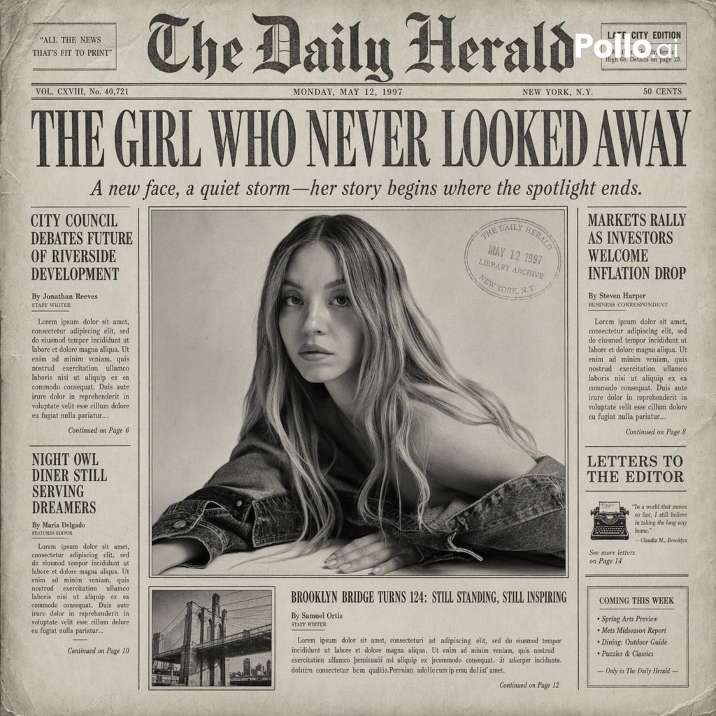 Vintage Newspaper Front Page Generator example 3