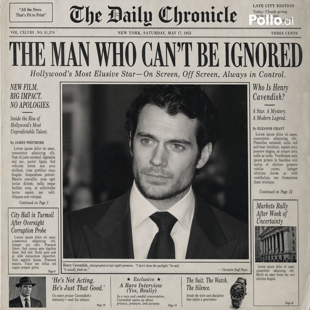 Vintage Newspaper Front Page Generator example 4