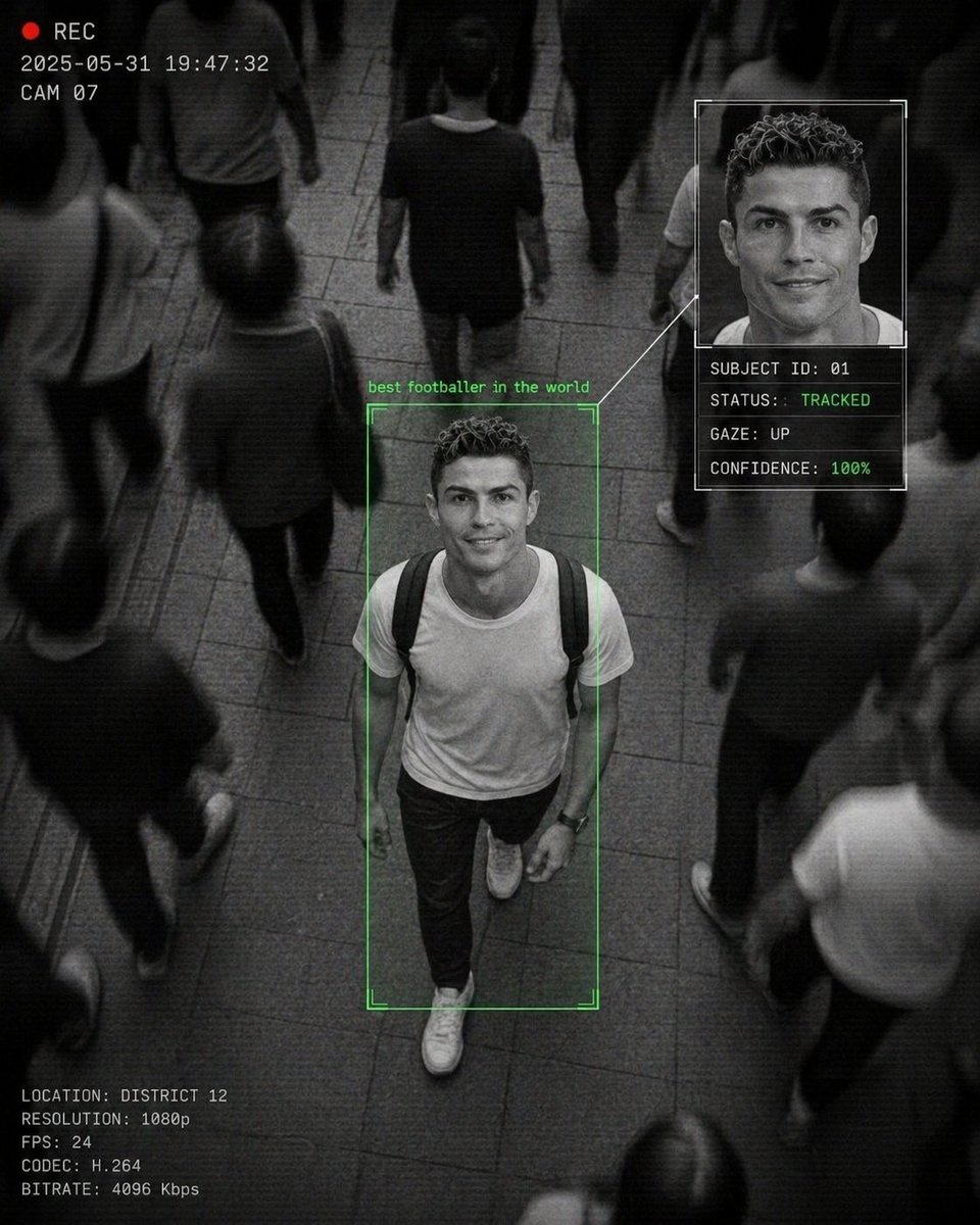 Cinematic Surveillance Interface Aesthetic AI image template preview
