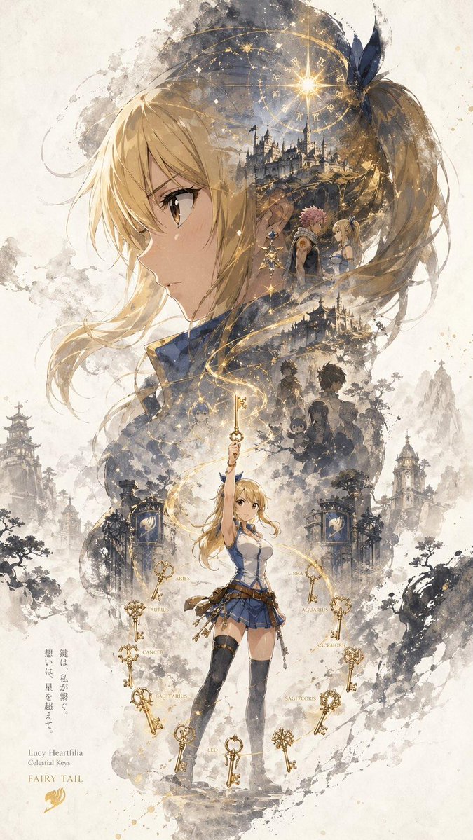 Double Exposure Character Poster Prompt AI image template preview
