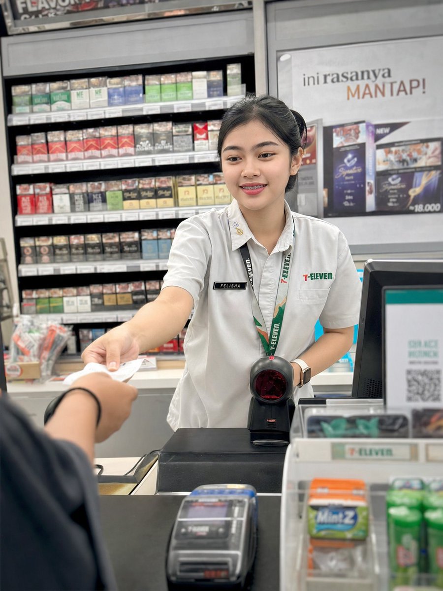 Photorealistic Convenience Store Cashier example 2