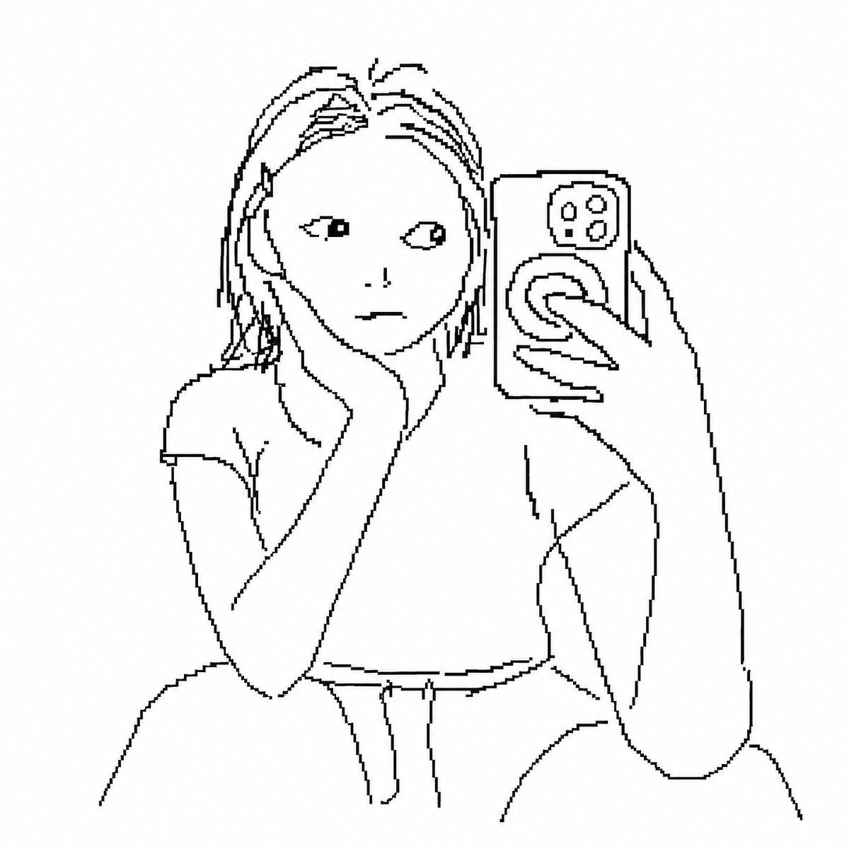 Poorly Drawn MS Paint Filter AI image template preview