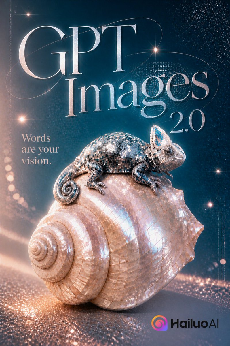 Luxury GPT Images 2.0 Launch Poster AI image template preview