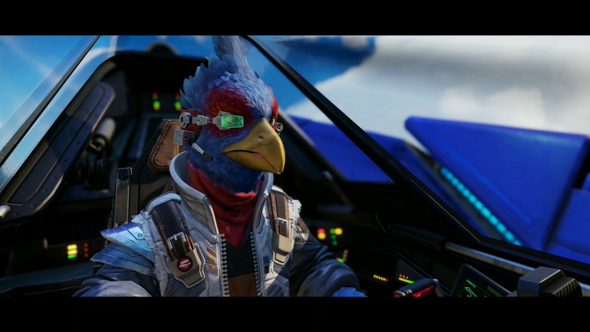 Cinematic Falcon Starfighter Pilot AI image template preview