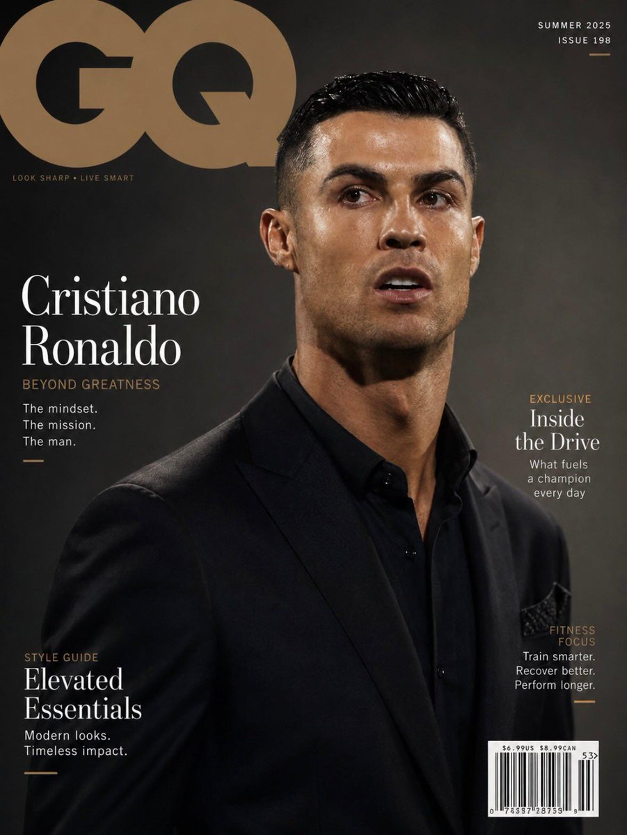 Luxury Magazine Cover Identity Portrait AI image template preview