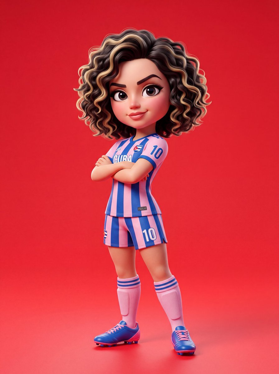 Pixar Style 3D Character Design AI image template preview