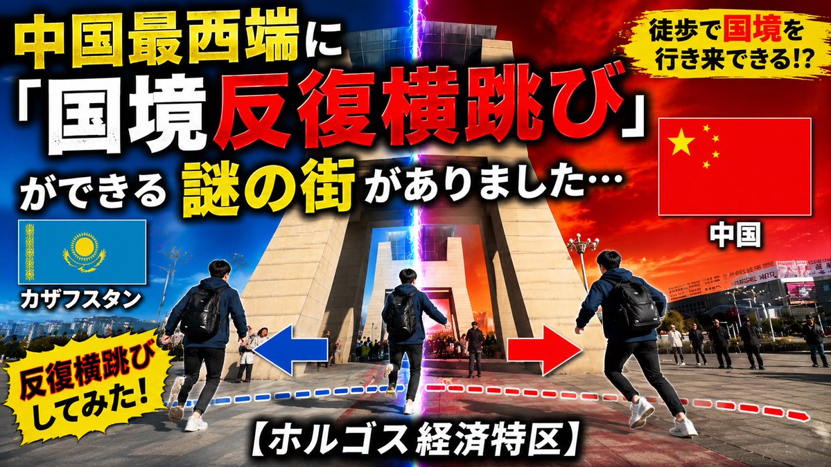 Dramatic Border Jump YouTube Thumbnail AI image template preview