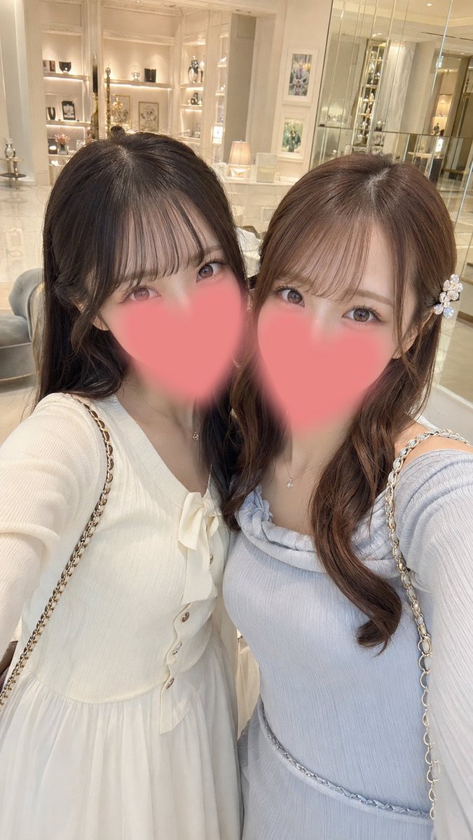 Luxury Boutique Two-Woman Selfie AI image template preview